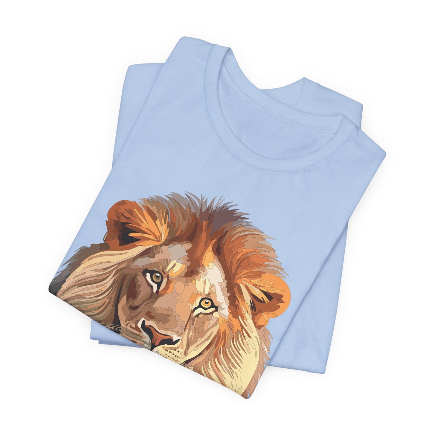 Unisex Animal Graphic Tee Shirt With Wild Animals Art Design For Everyday Wear Casual