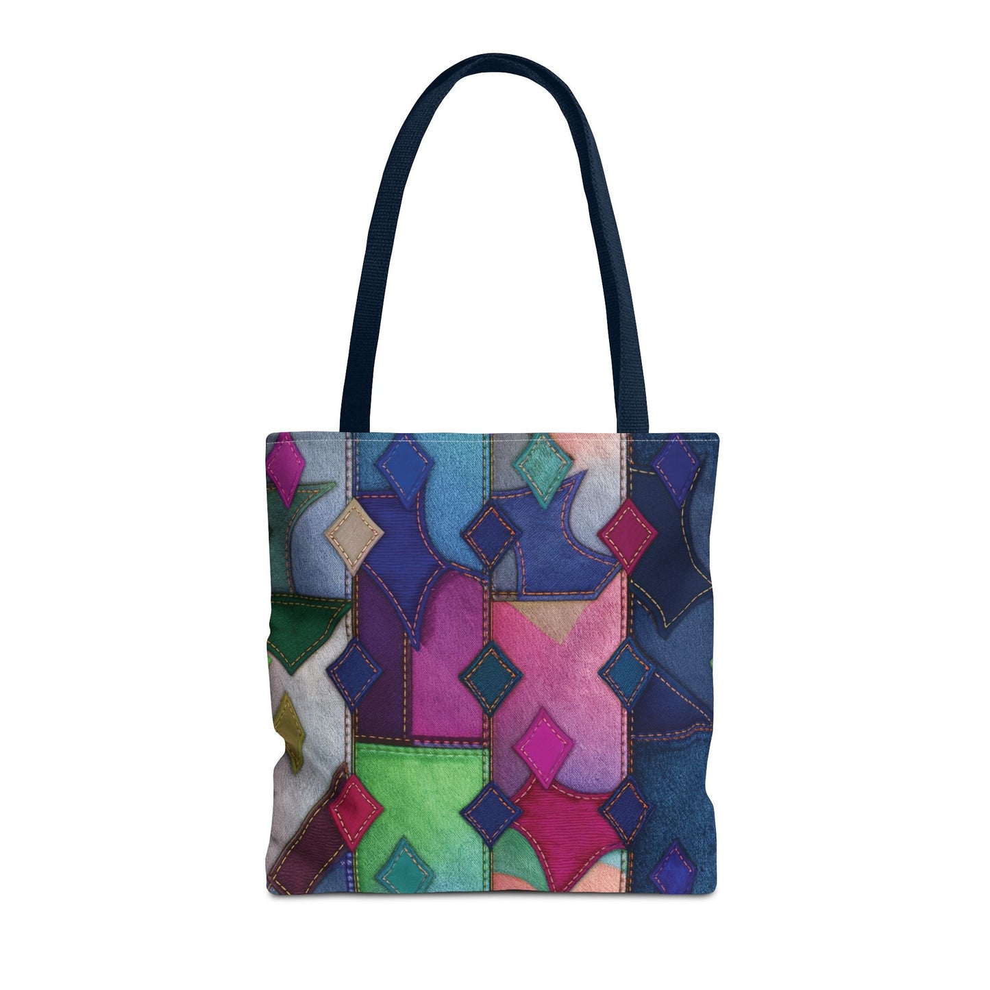 Denim Canvas Bag, Tote Bag Denim Printify