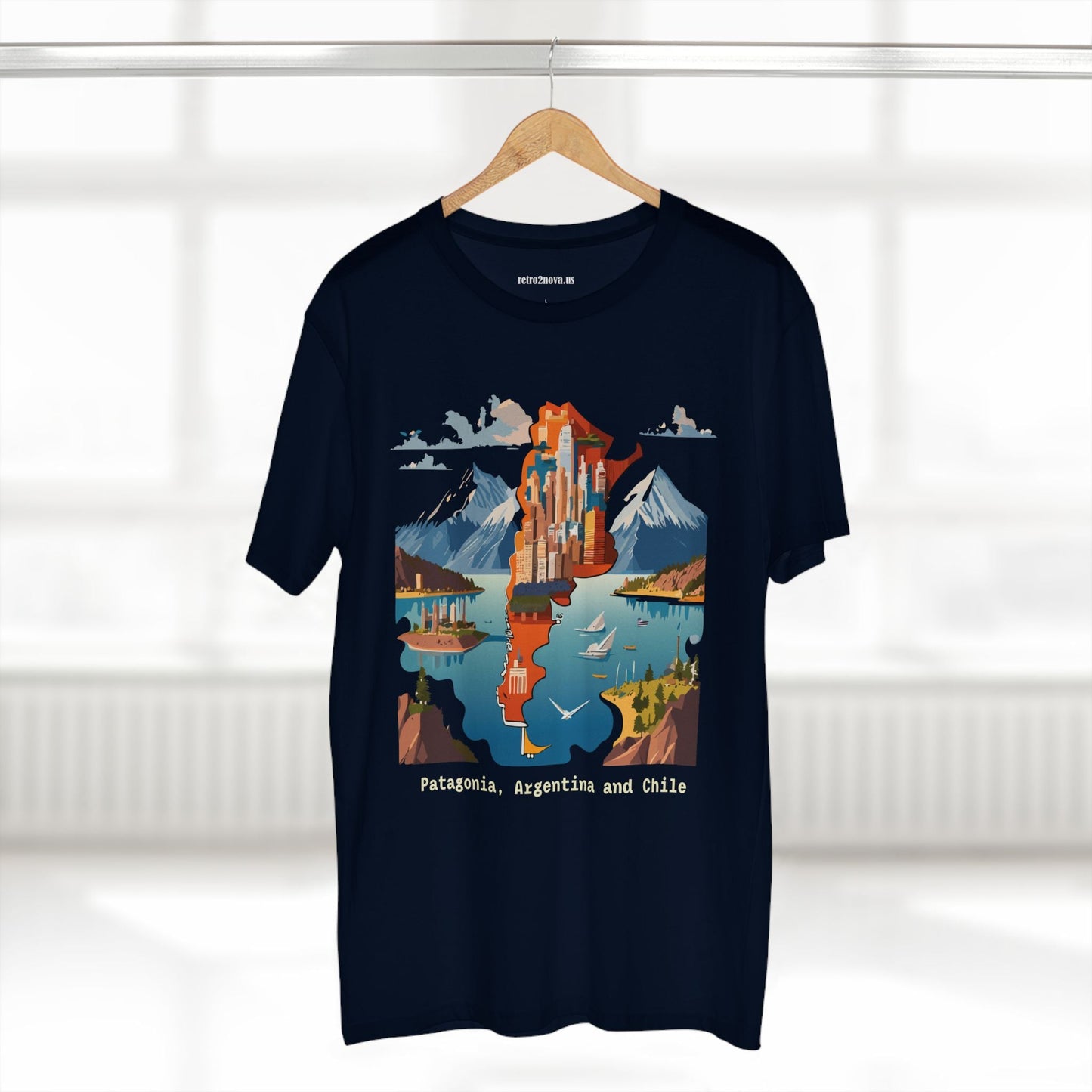 Travel Shirt For Tourists Unisex Premium Cotton Tee With Original Art Design By Retro2Nova