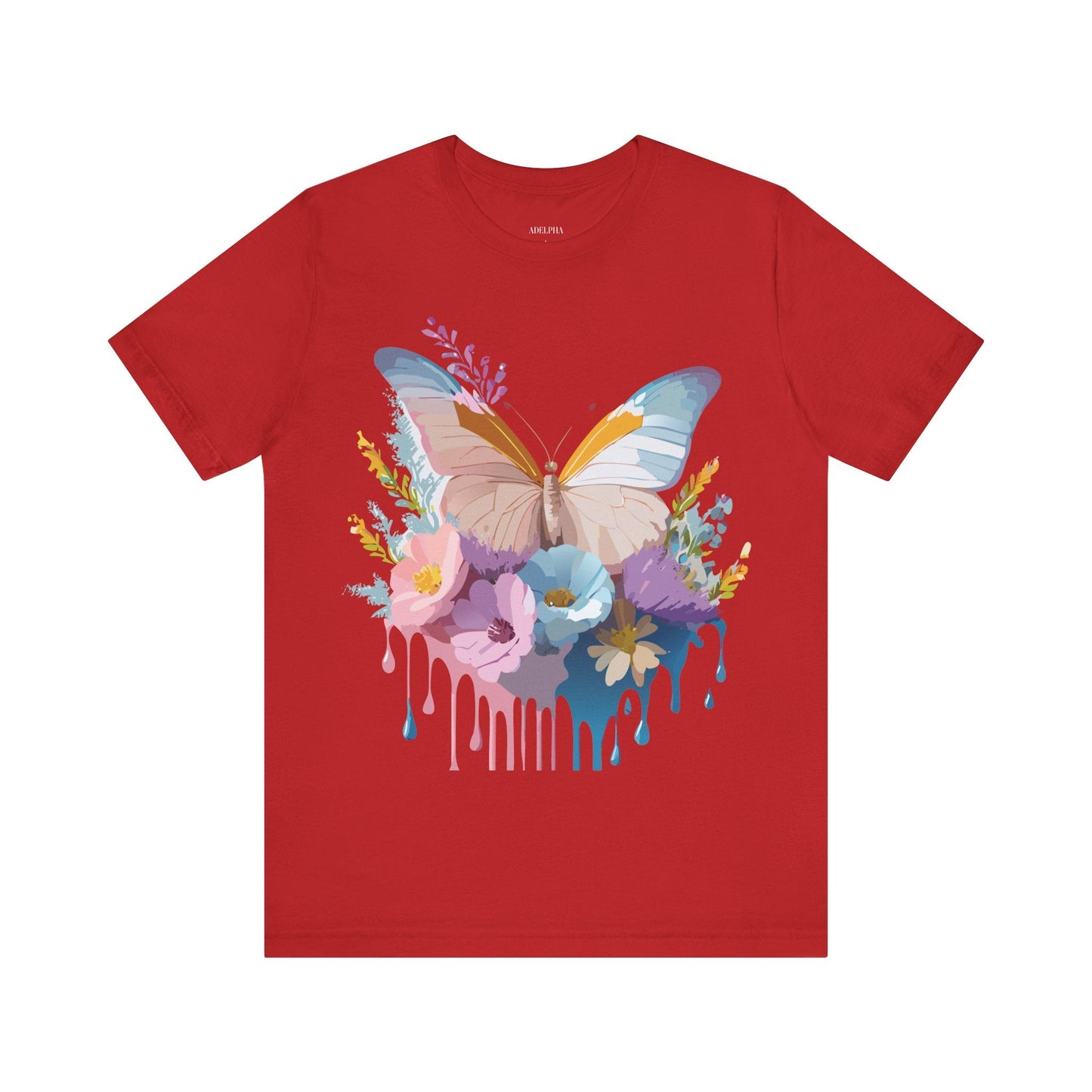 Butterfly Graphic T Shirt Unisex Adelpha Vintage Art Design Tee