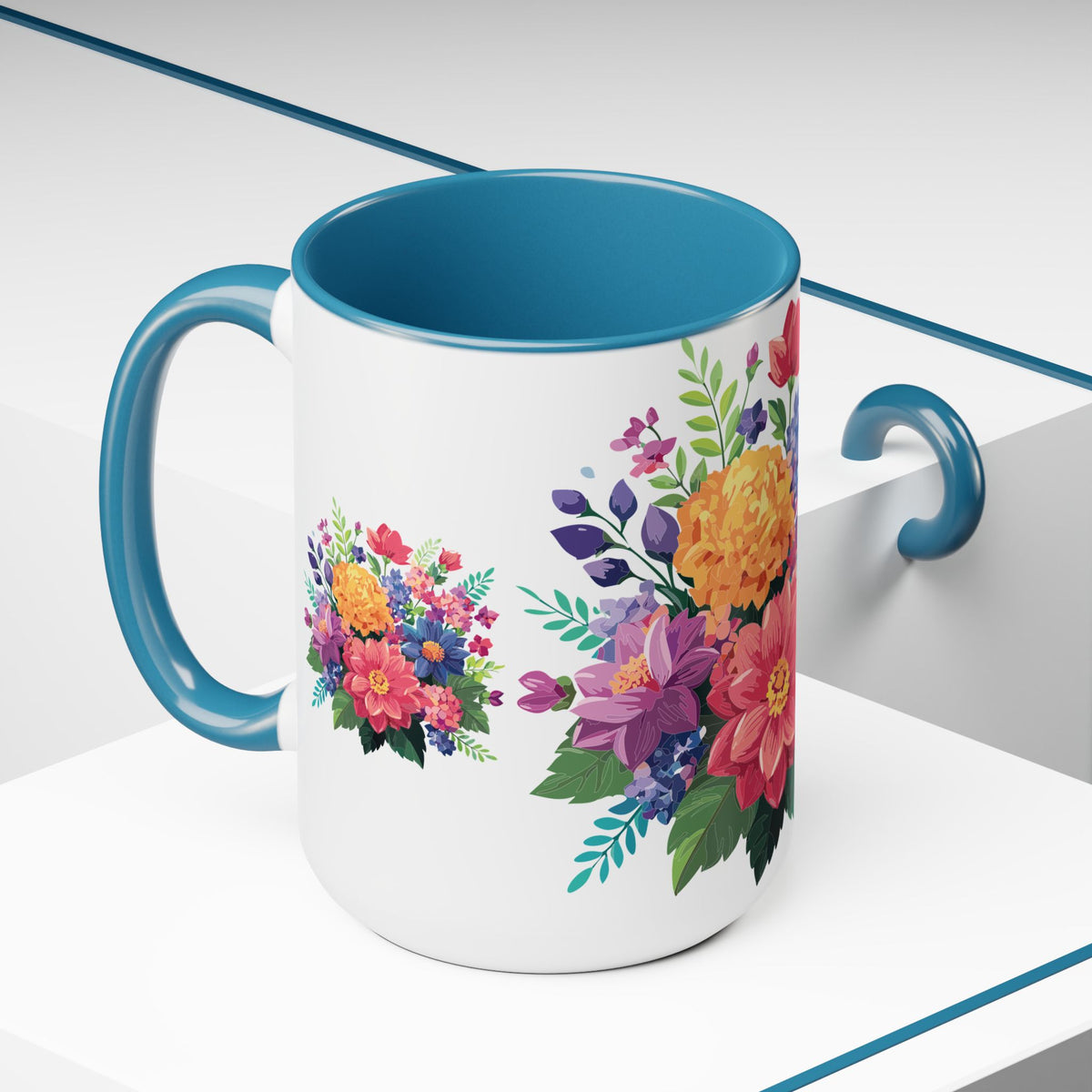 Floral Mug, Floral Cup