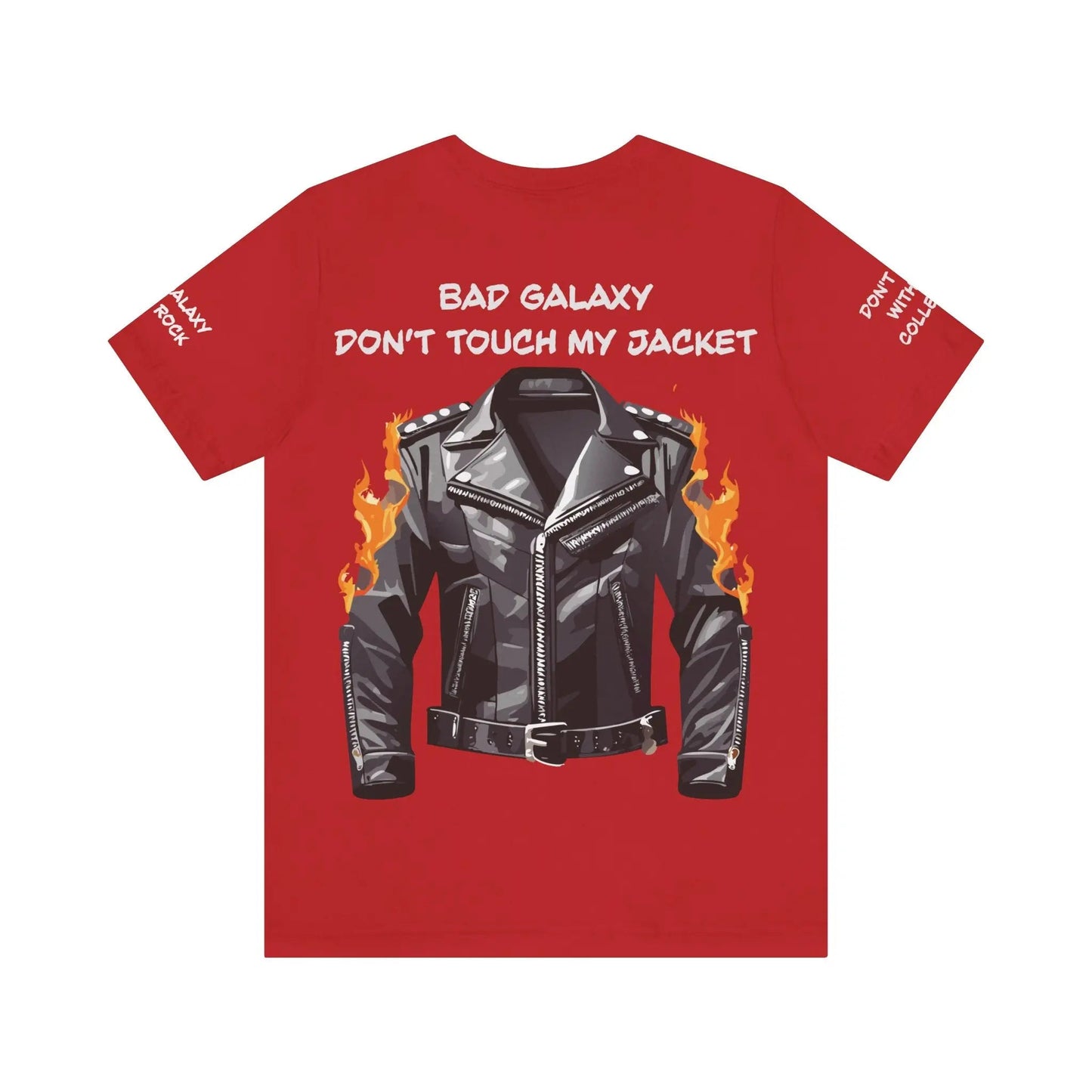 Bad Galaxy Punk Rock Tee Shirt Lightweight Fabric Made To Order 100 Percent Cotton Eco Friendly Inks