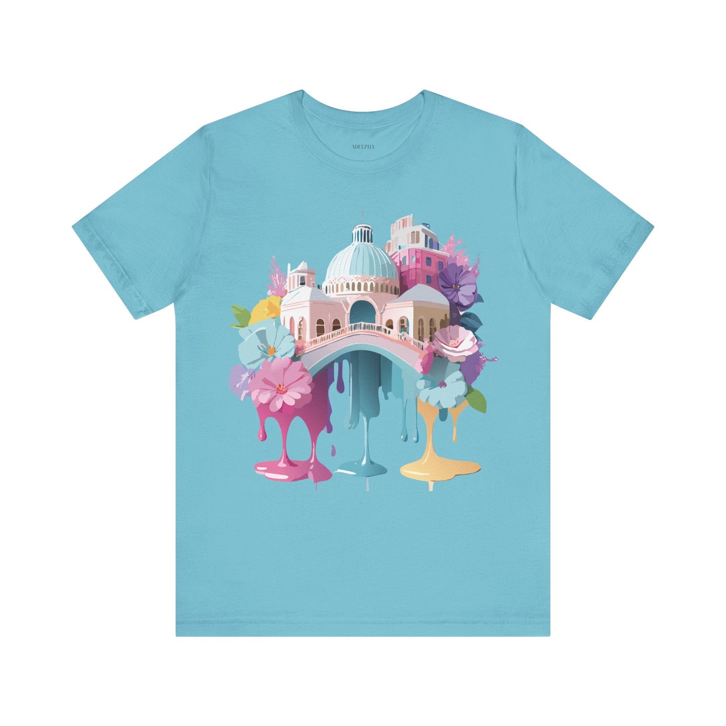 Venice Inspired Tourist Shirt Unisex Graphic Tee Adelpha Vintage Artwork Design Art