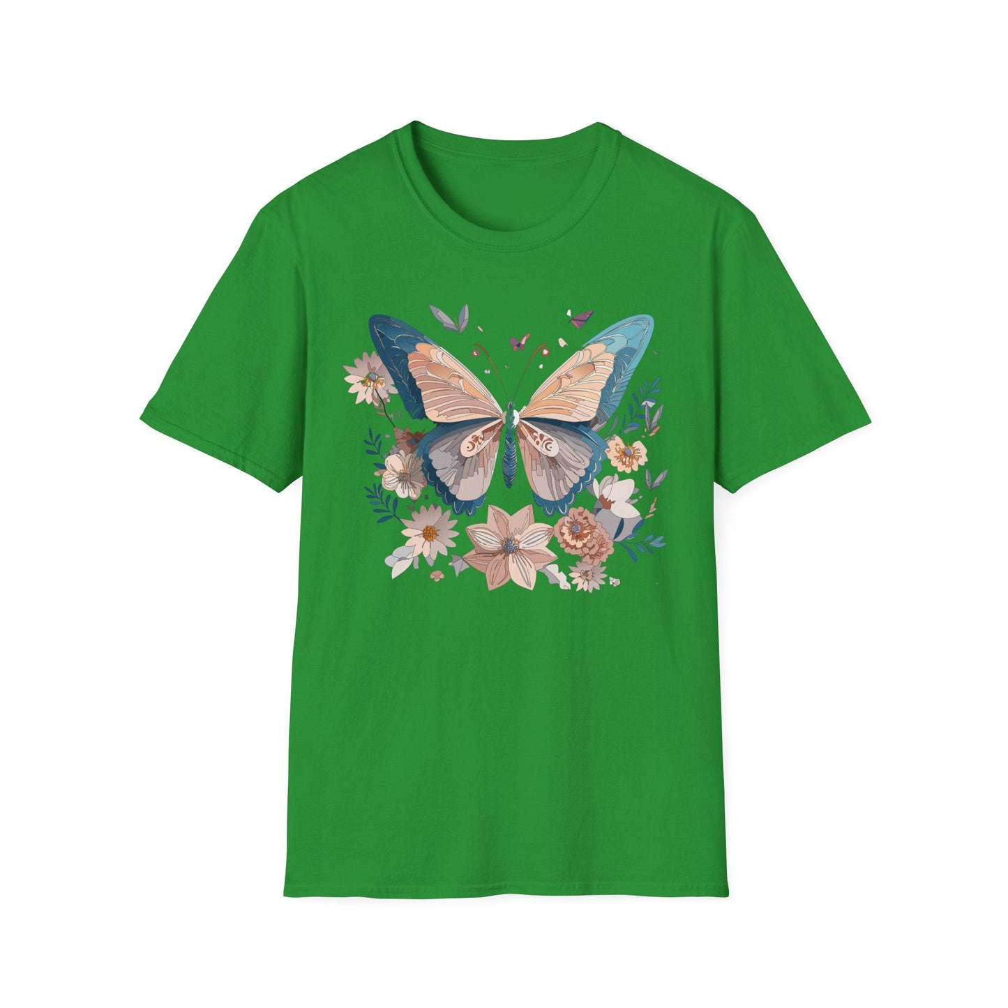 Monarch Butterfly T Shirt Unisex Softstyle Gildan 64000 Tee Lightweight Comfort Fit