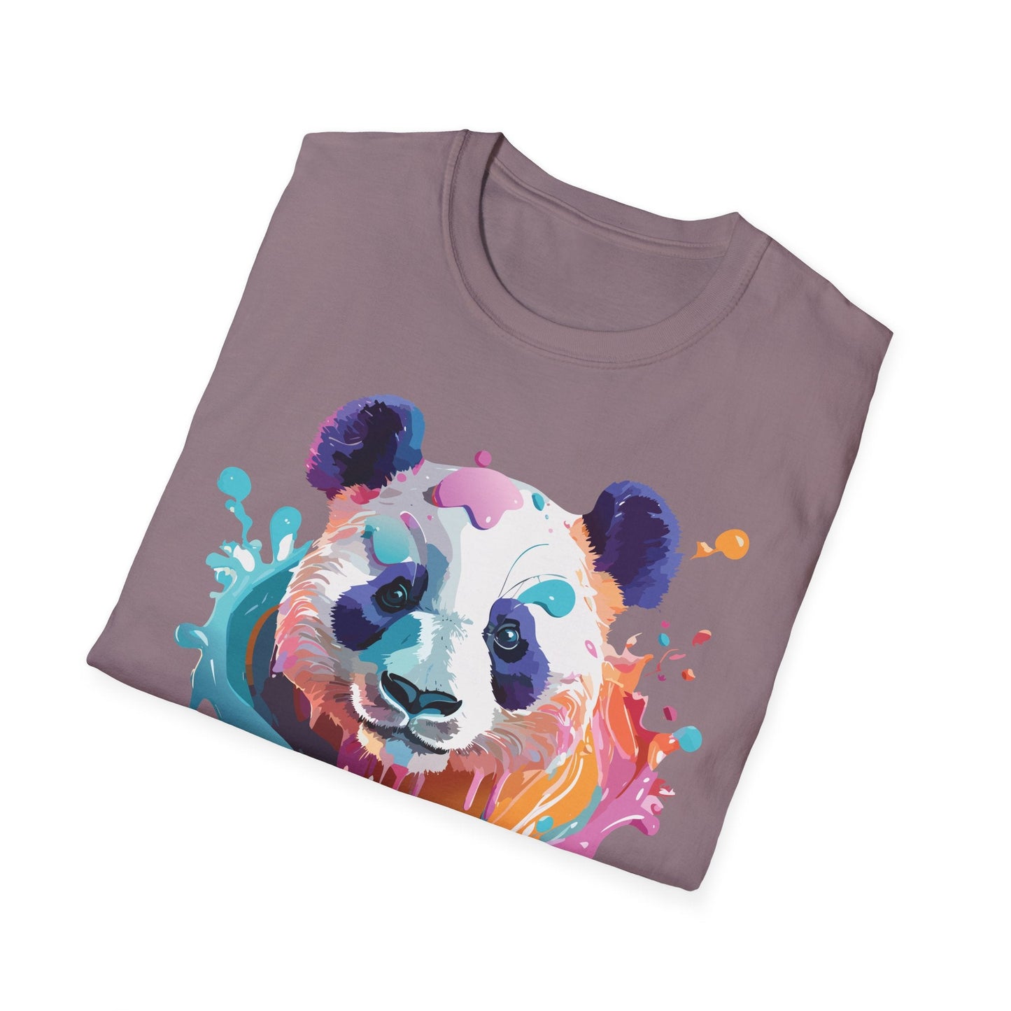 Panda Shirt T Shirt Softstyle 64000 Gildan 100 Percent Ring Spun Cotton Comfortable Animal Tee