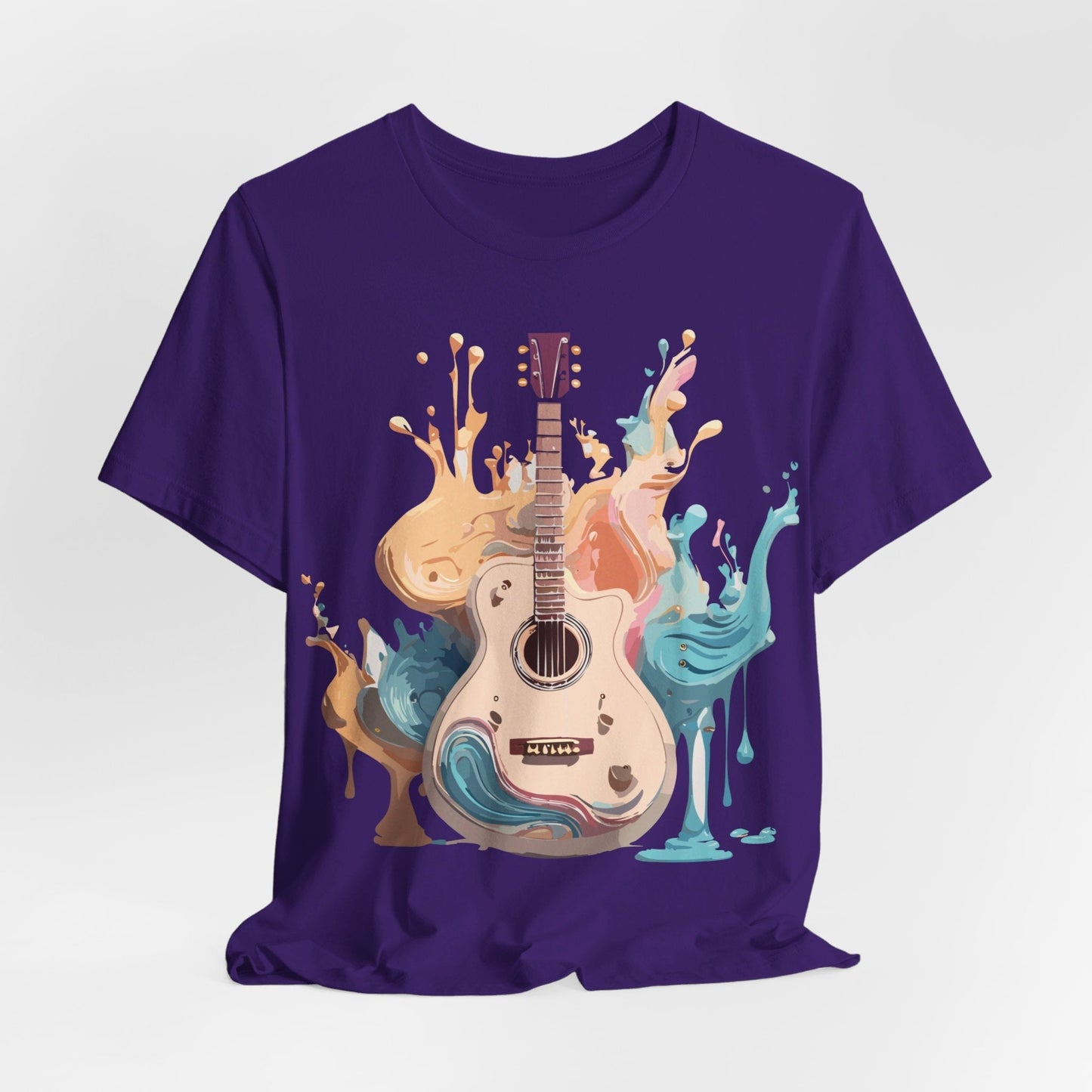 Music Graphic Unisex 100 Cotton Vintage Art with Musical Elements Tee 67