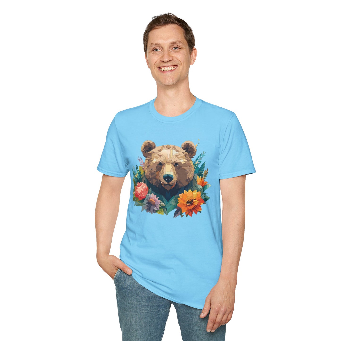 Bear T-Shirt, Teddy Bear T Shirt, Shirt with Bear, Shirt with Animal - 3