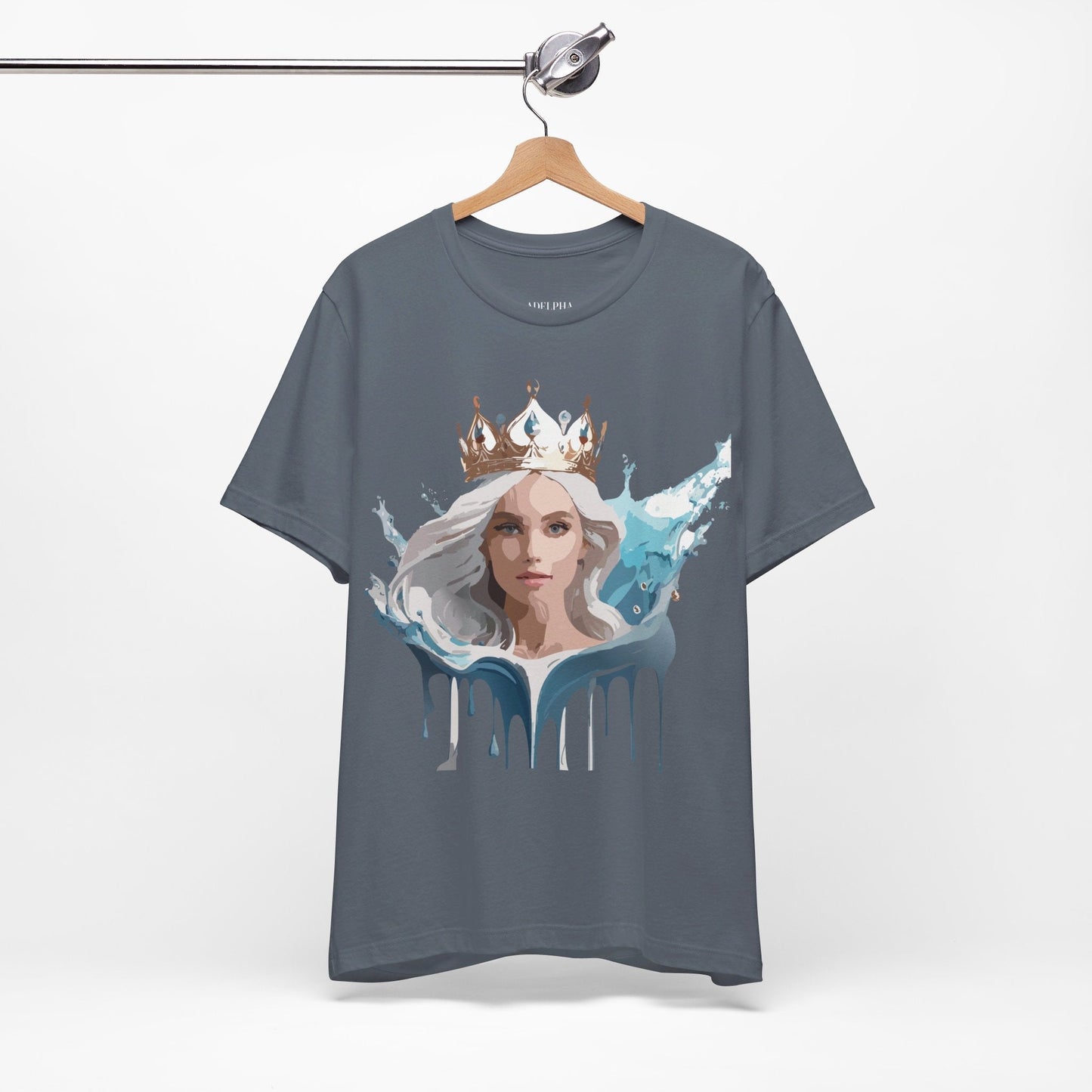 Queen Graphic T Shirt Unisex Jersey Short Sleeve Tee With Vintage Inspired Artwork Adelpha