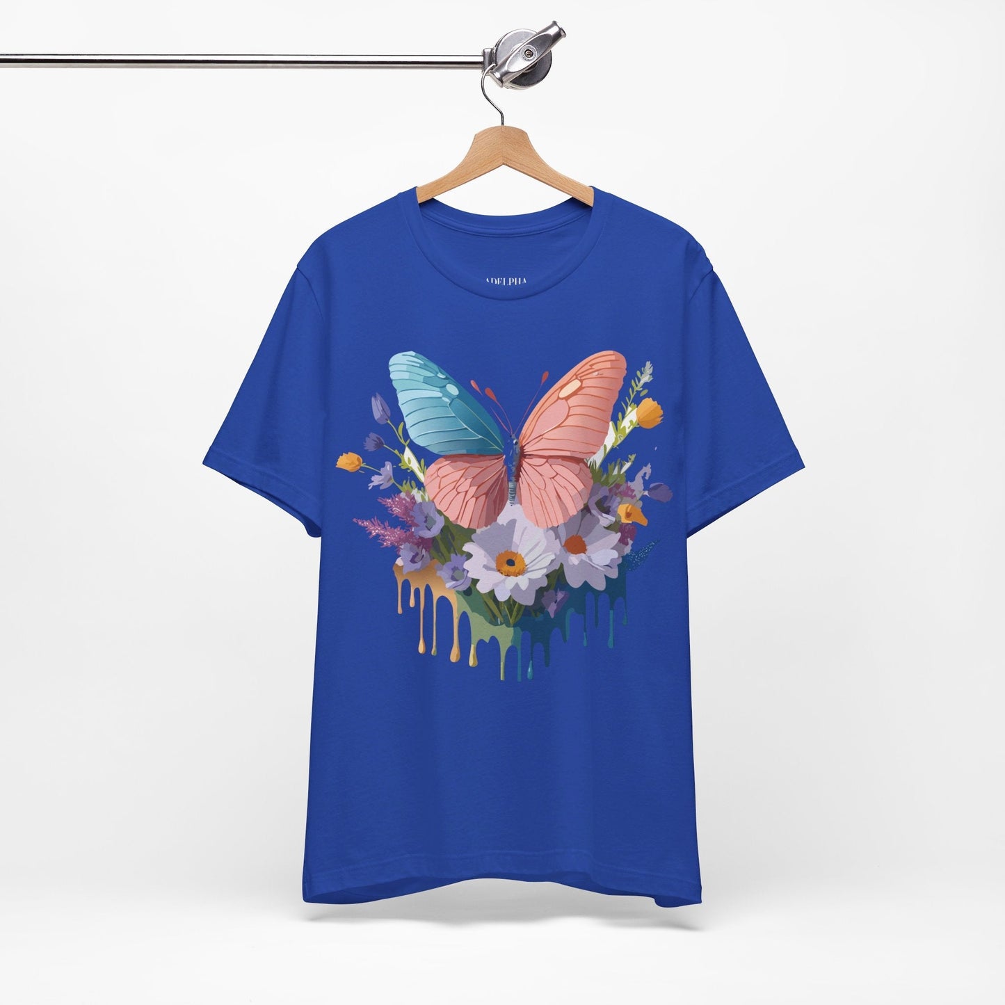 Butterfly Graphic Tee Unisex Adelpha Art Vintage Inspired Short Sleeve Shirt