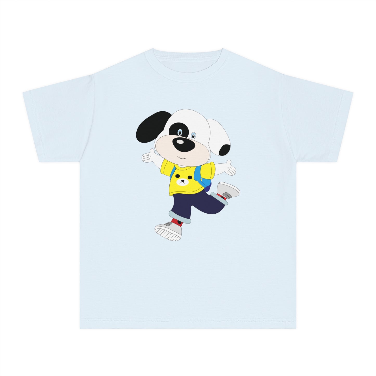 Youth Tee Shirt with Baby Dog