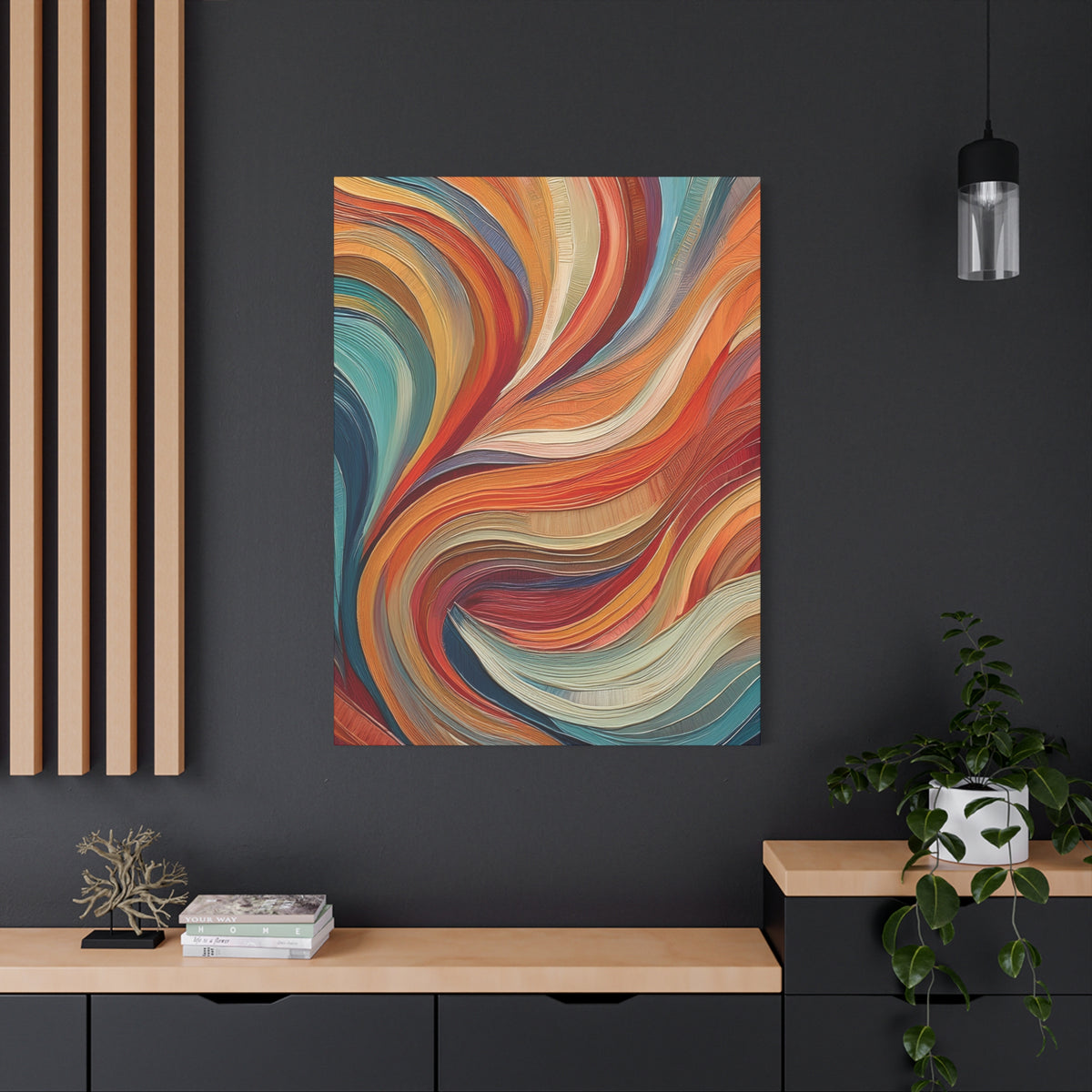 Abstract Oil Painting Print Canvas 20x24,20x30,24x30 24x32,24x36,30x40 32x48,36x48,40x60 Pine-Wood Inner Frame ABS-99