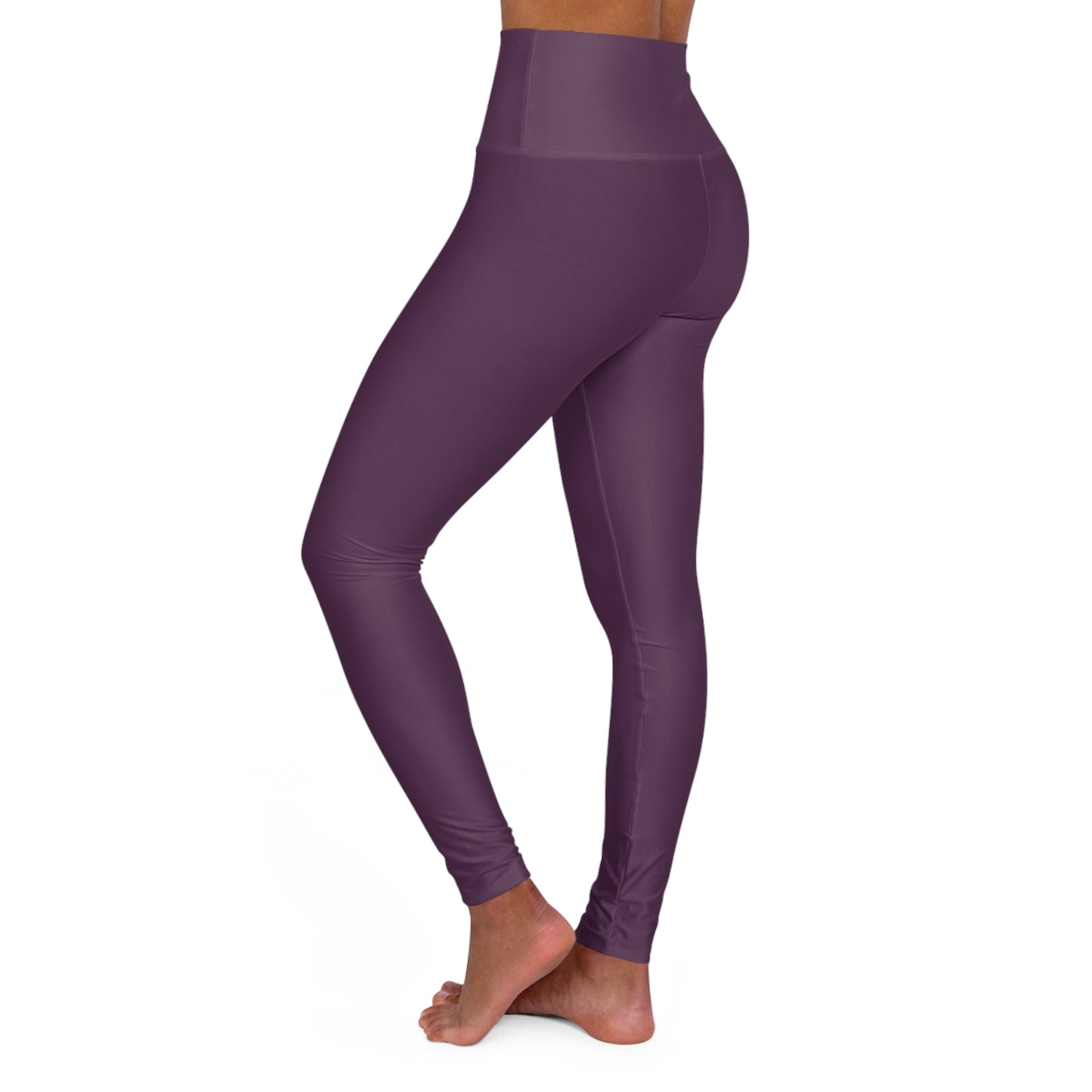 Berry Cream Color High-Waist Yoga Leggings Women's Seamless Poly-Span Stretchy Pants XS-2XL
