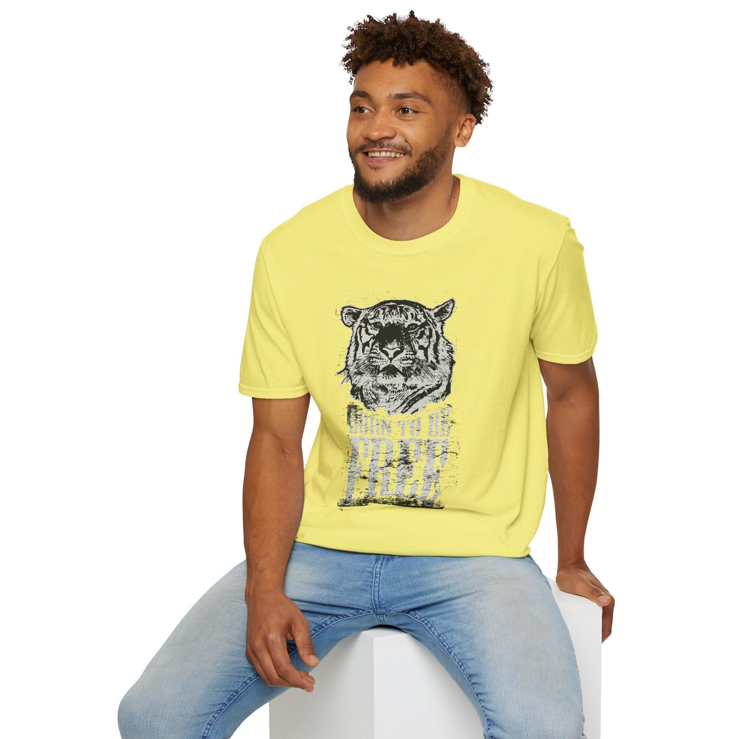 Art Design Shirt With Graphic Art Unisex Softstyle Tee 100 Percent Ring Spun Cotton