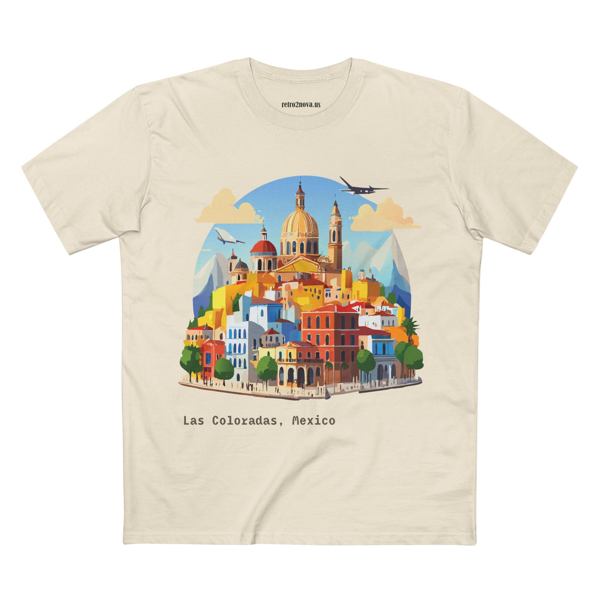 Las Coloradas Mexico Cityscape tee | Travel souvenir tee