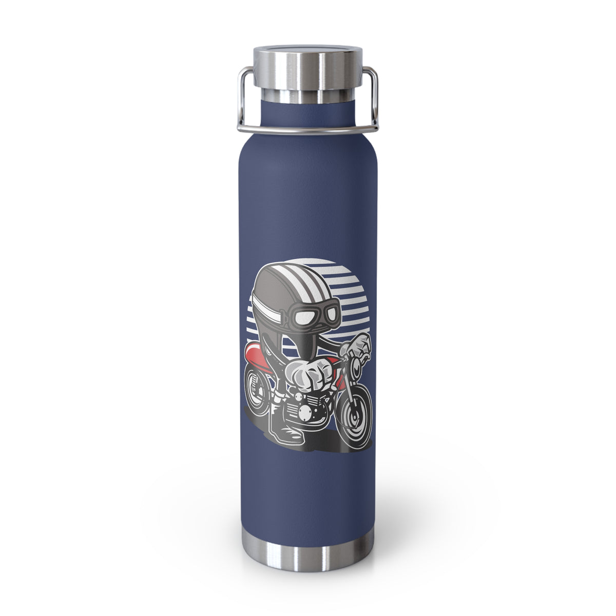 22oz Copper Insulated Water Bottle with Cartoon Design - CV12