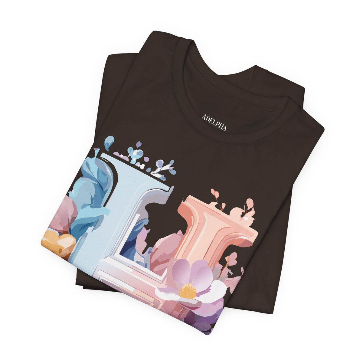 Letter H Graphic Unisex Cotton Bella+Canvas Tee with Art Letter Design
