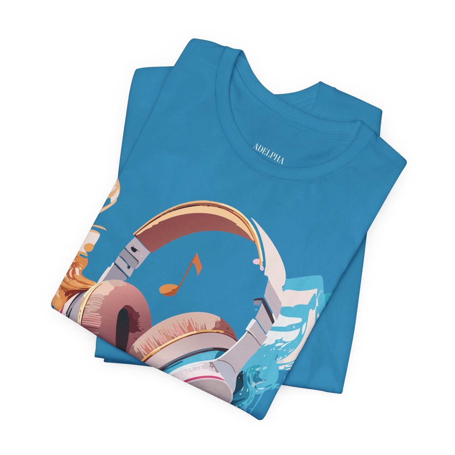 Adelpha Music T Shirt Unisex Graphic Tee Vintage Inspired Artwork Short Sleeve Premium