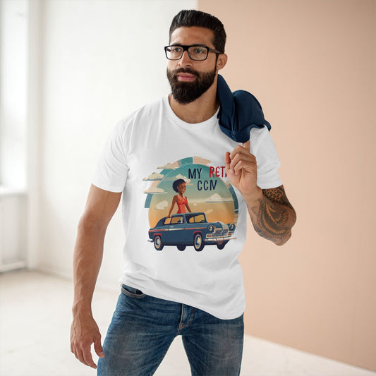 Retro Vintage Car Graphic Unisex 100 Cotton Tee 26