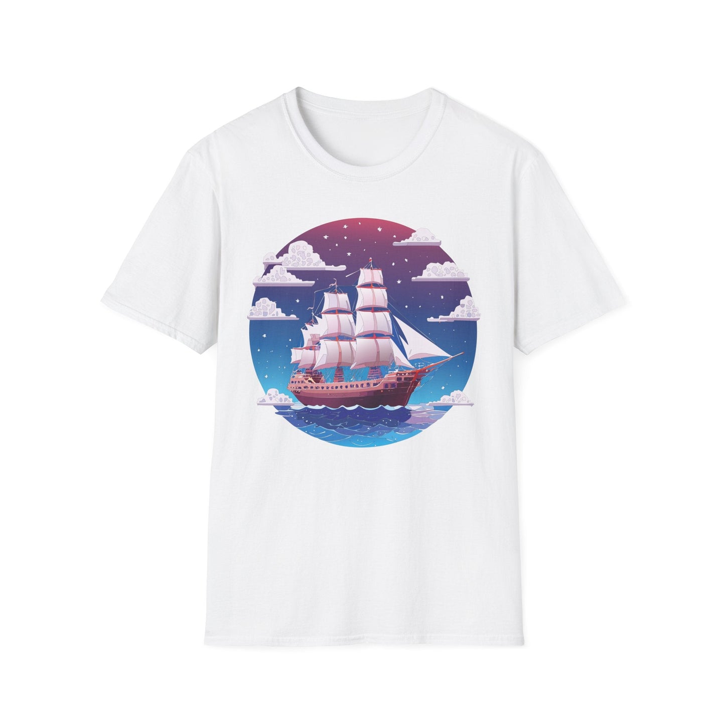 Ship T Shirt Frigate T Shirt Vessel Tee Shirt Unisex Softstyle 100 Percent Ring Spun Cotton