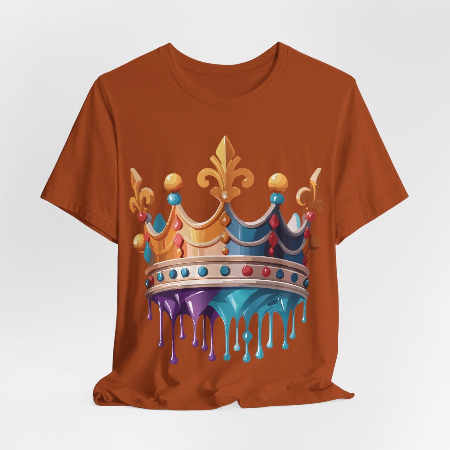 Adelpha Crown Graphic Tee Unisex Vintage Inspired Art Design Short Sleeve Shirt