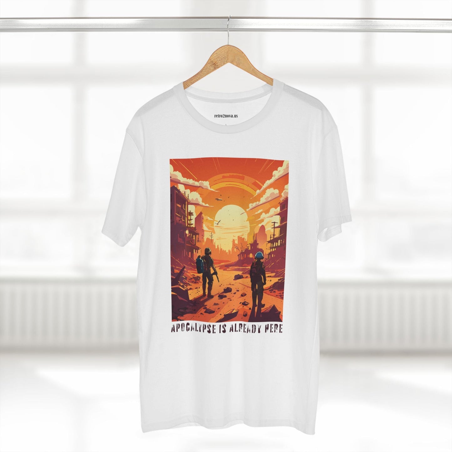Cataclysm Doomsday Shirt Unisex Premium Cotton Tee With Original Art Design By Retro2Nova