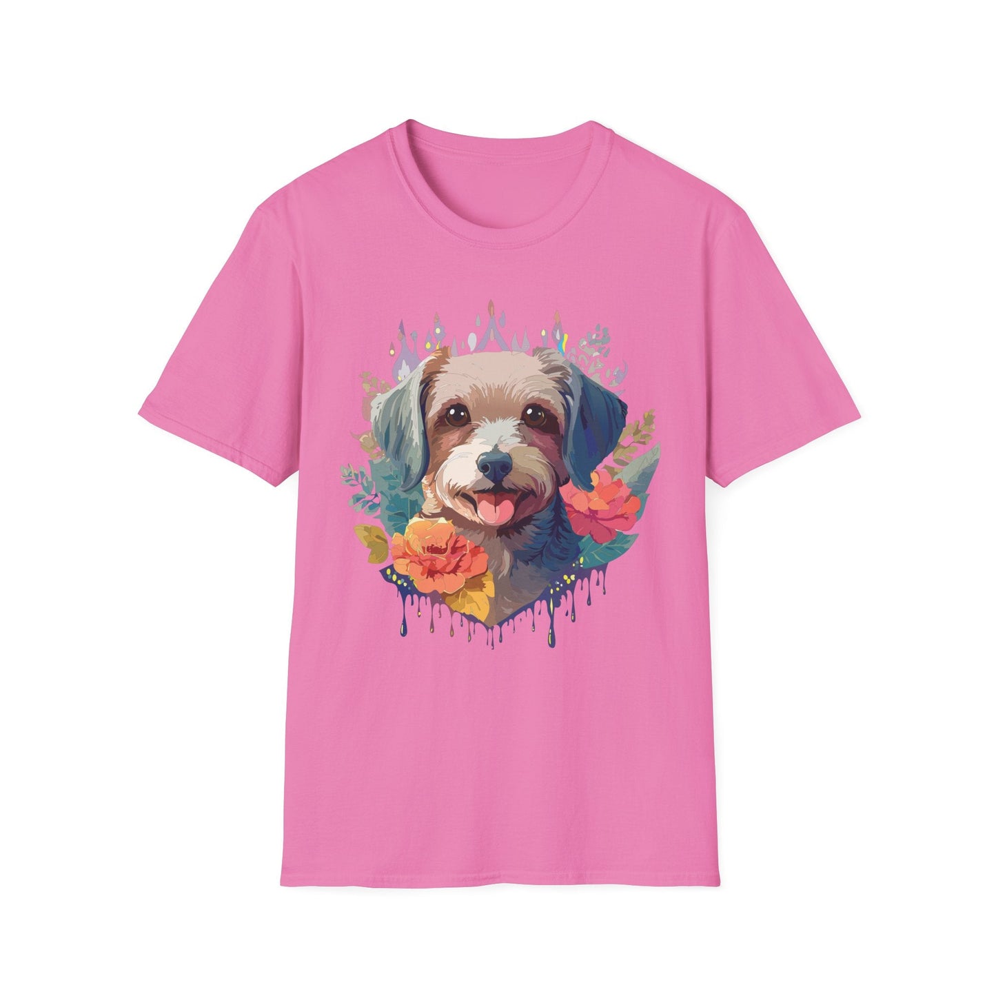 Dog Shirt Unisex Animal Tee Gildan Softstyle 64000 Short Sleeve Tee