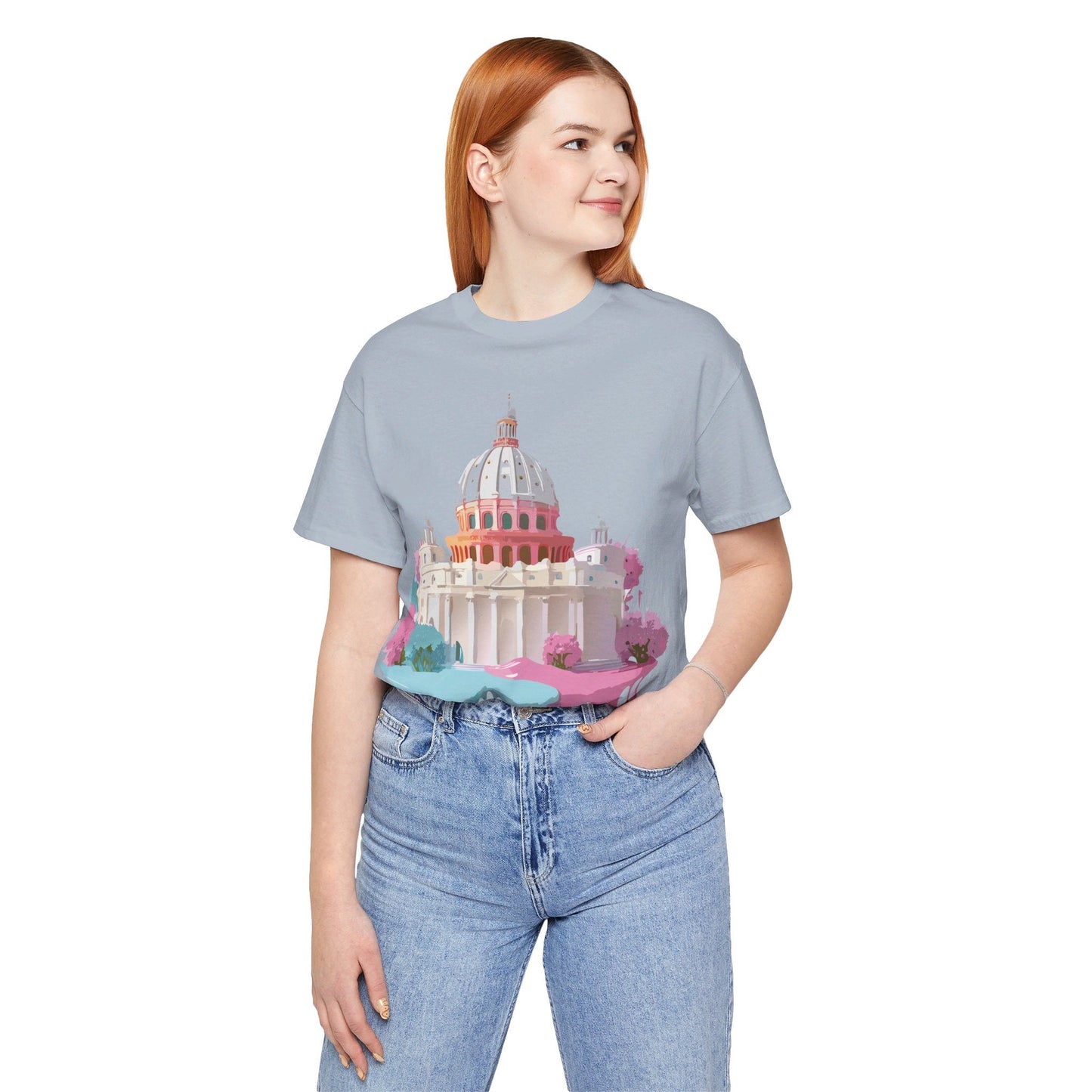 Adelpha Rome Tourist Shirt Unisex Graphic Tee With Vintage Art Design Comfortable Fit