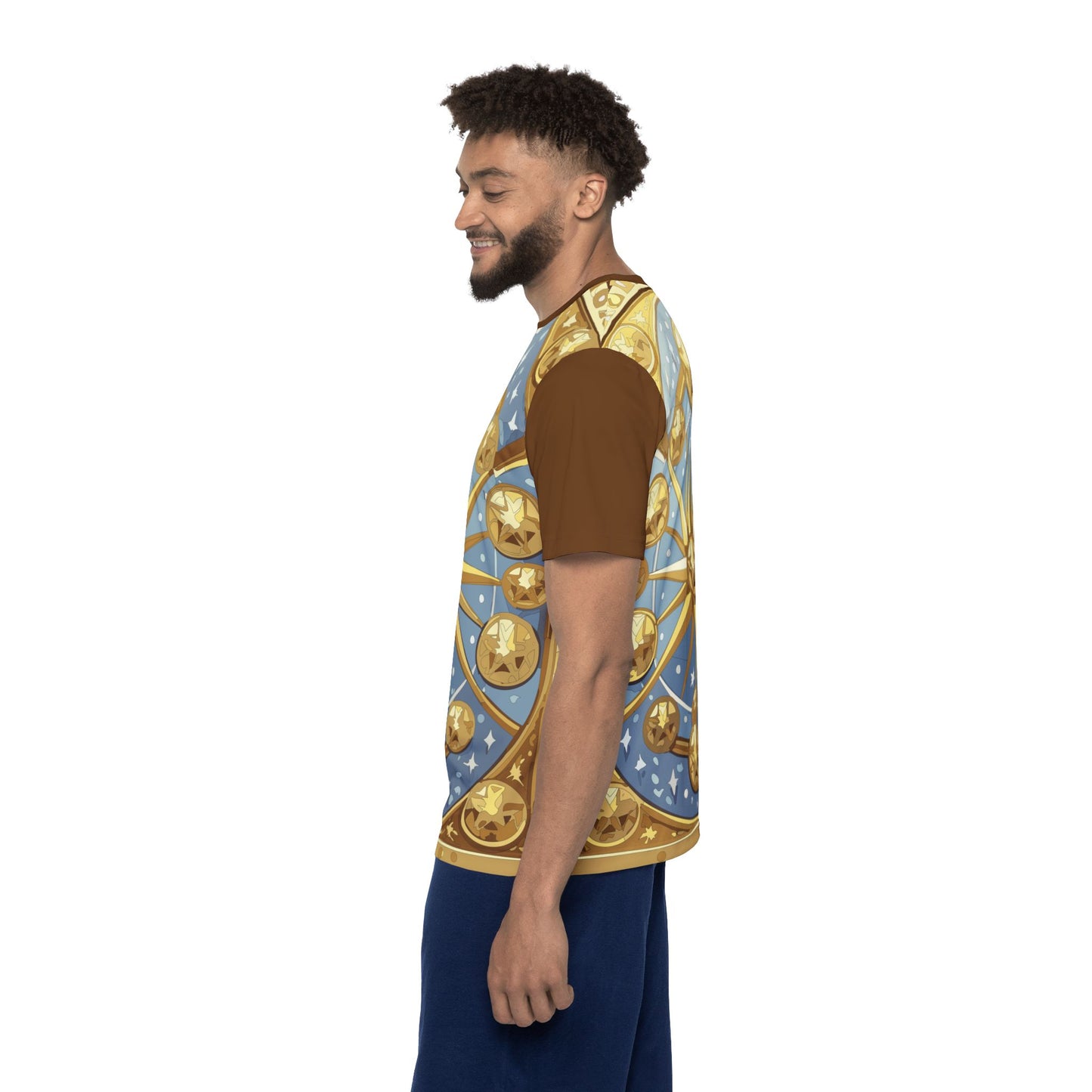 24-Card Deck Graphic T-Shirt, Art Design Poly Shirt, All Over Print Graphic Tee, Playing Cards T-Shirt, Playing Cards Tees