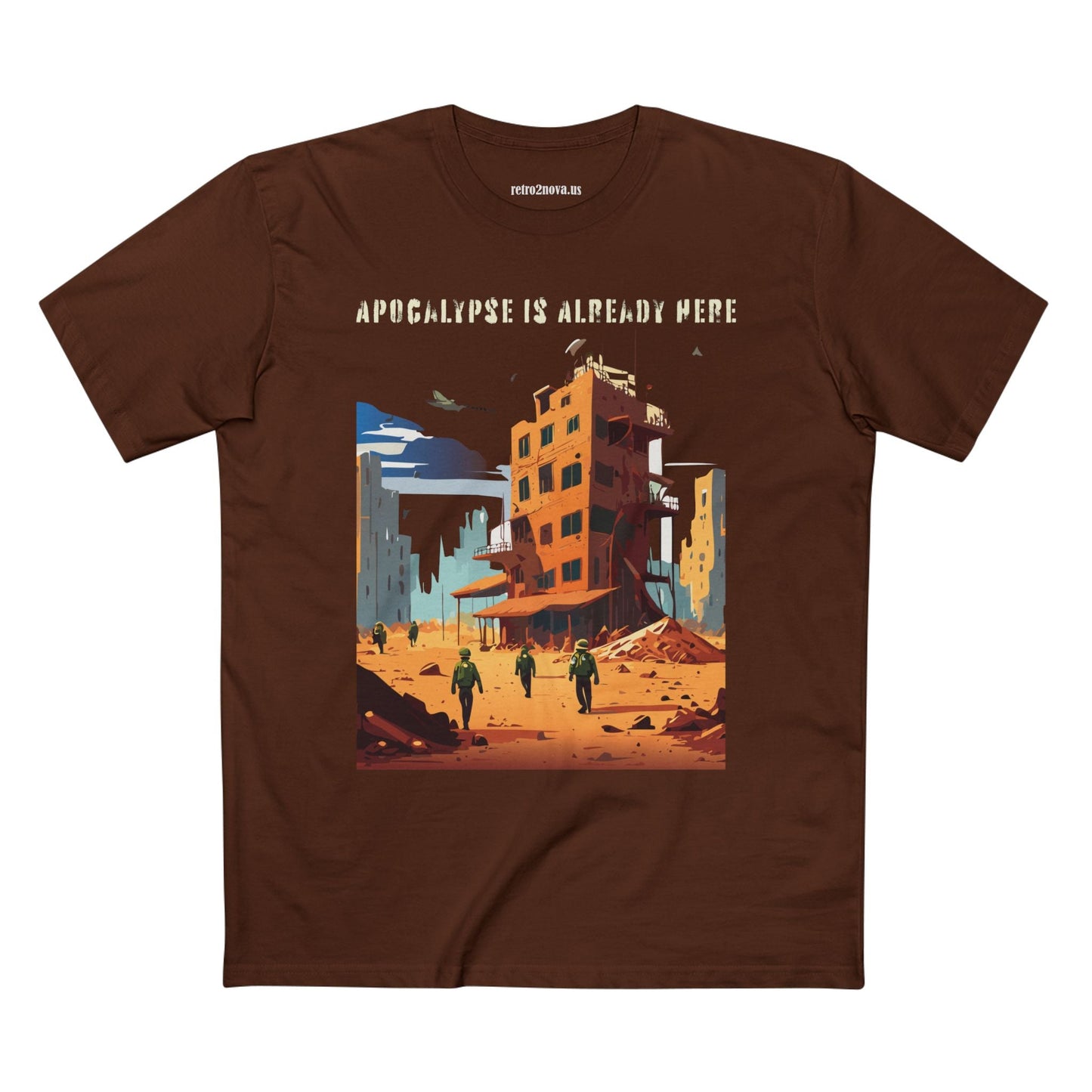 Cataclysm Doomsday Shirt Unisex Premium Cotton Tee With Original Art By Retro2Nova