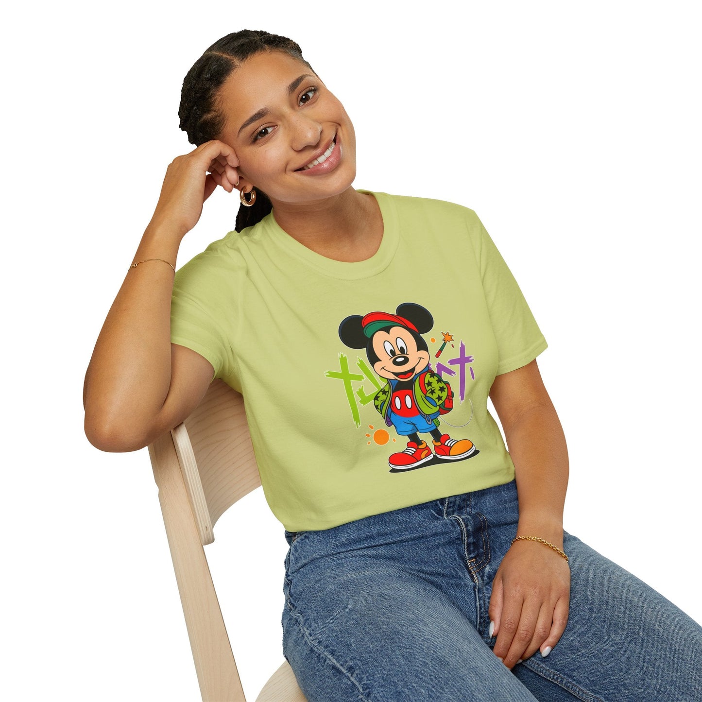 Unisex Cartoon T Shirt With Animation Artwork Funny Animals Tee For Casual Wear Everyday