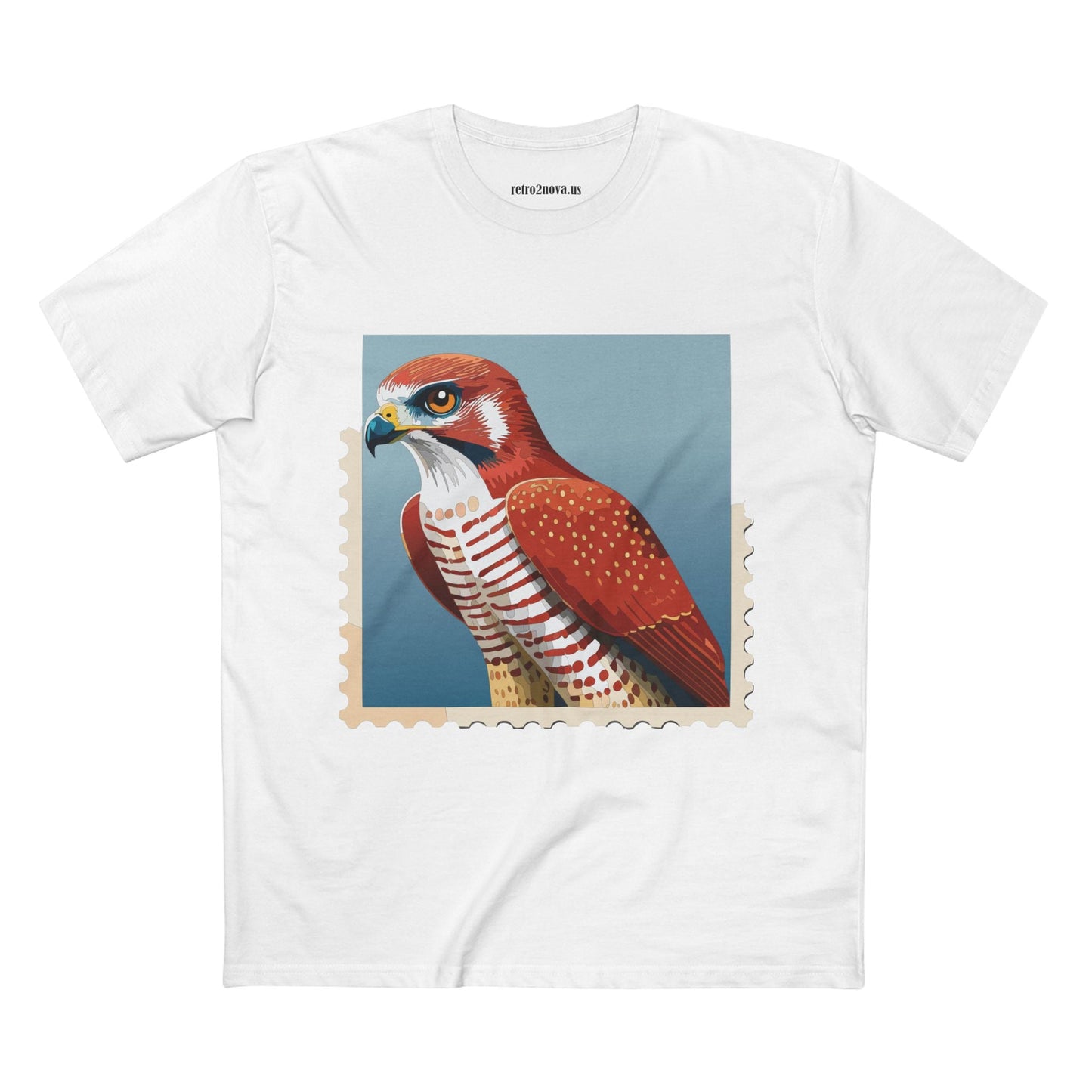 Postage Stamp Shirt Unisex Premium Cotton Tee With Original Art Design By Retro2Nova