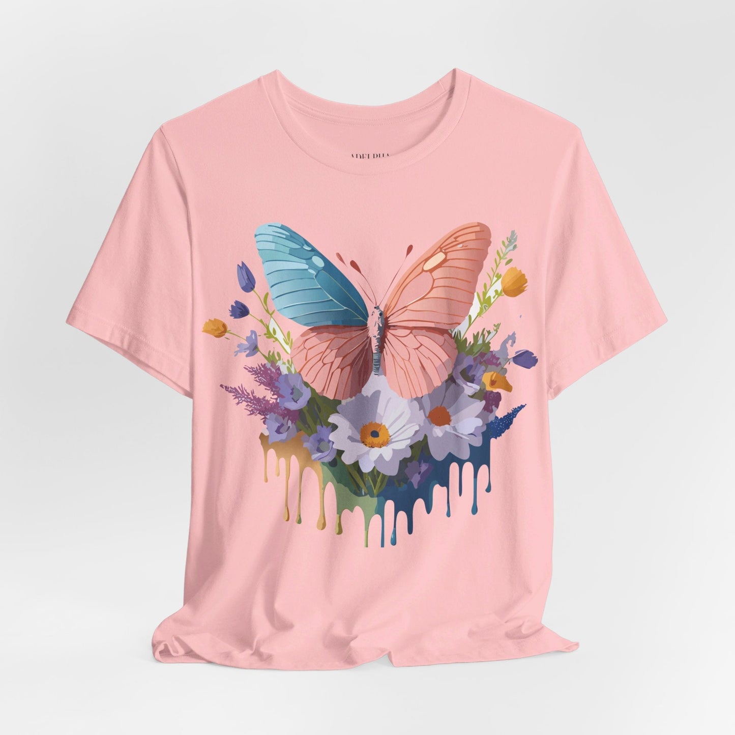 Butterfly Graphic Tee Unisex Art Design Shirt With Vintage Adelpha Artwork