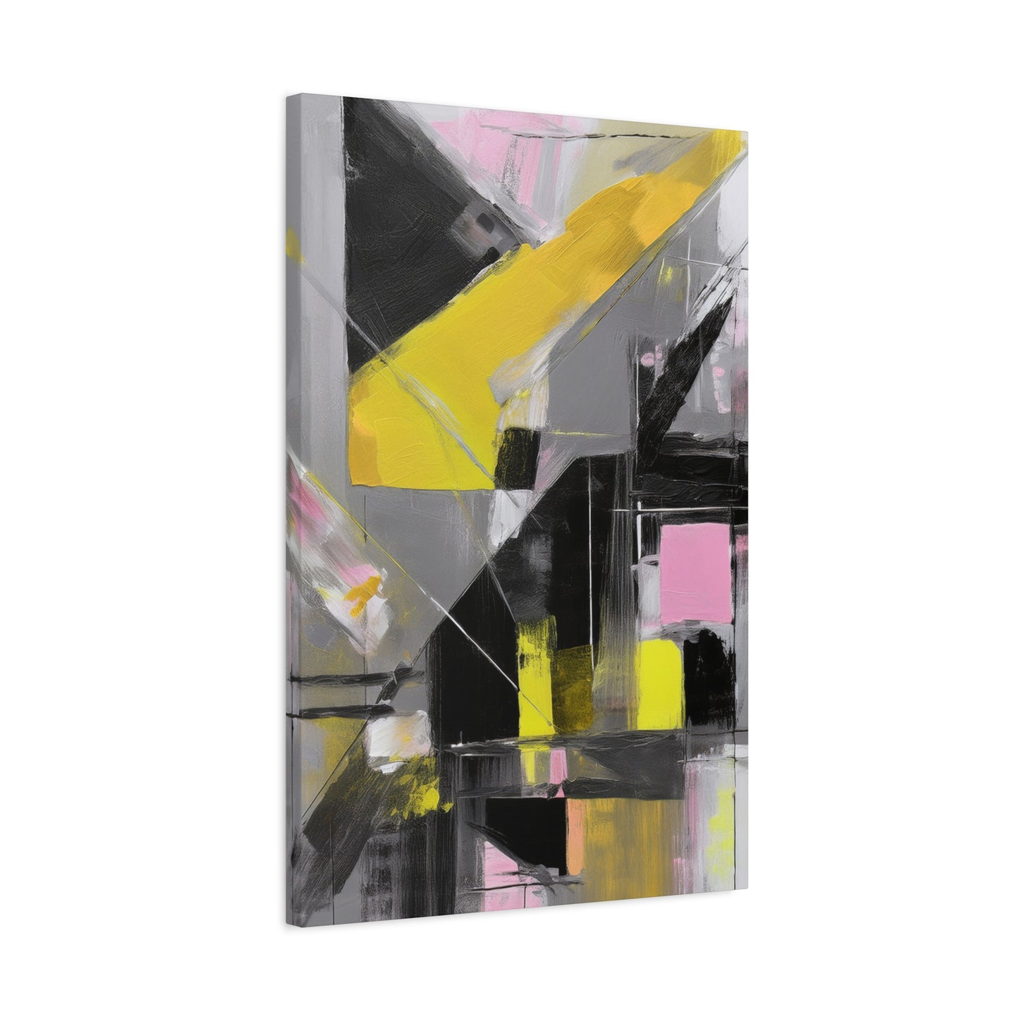Abstract Geometric Painting Print Canvas 20x24,20x30,24x30 24x32,24x36,30x40 32x48,36x48,40x60 Pine-Wood Inner Frame ABS-38