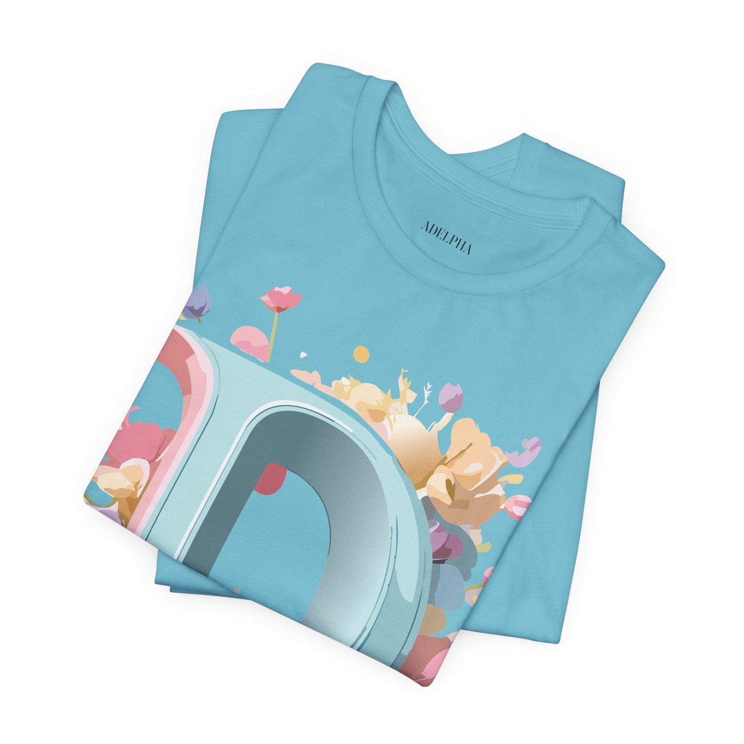 Letter D Graphic T Shirt Unisex Short Sleeve Art Design Tee By Adelpha Vintage Inspired Artwork