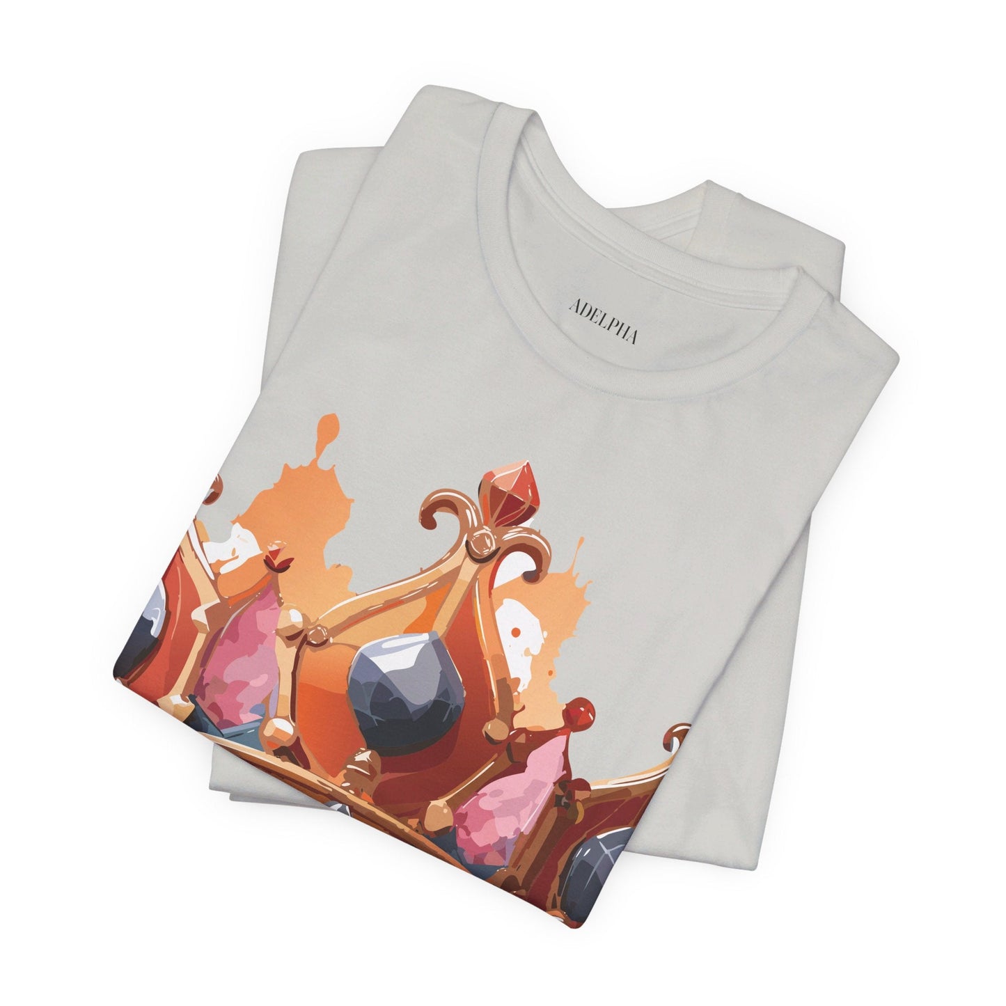 Crown Graphic Unisex 100 Cotton Vintage Artwork Tee 10