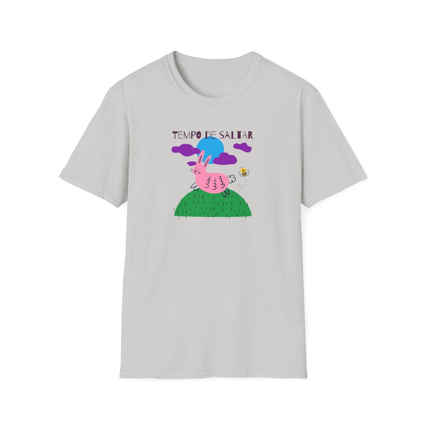 Funny Easter T Shirt Unisex Softstyle 64000 Art Design With Easter Prints 100 Percent Ring Spun Cotton