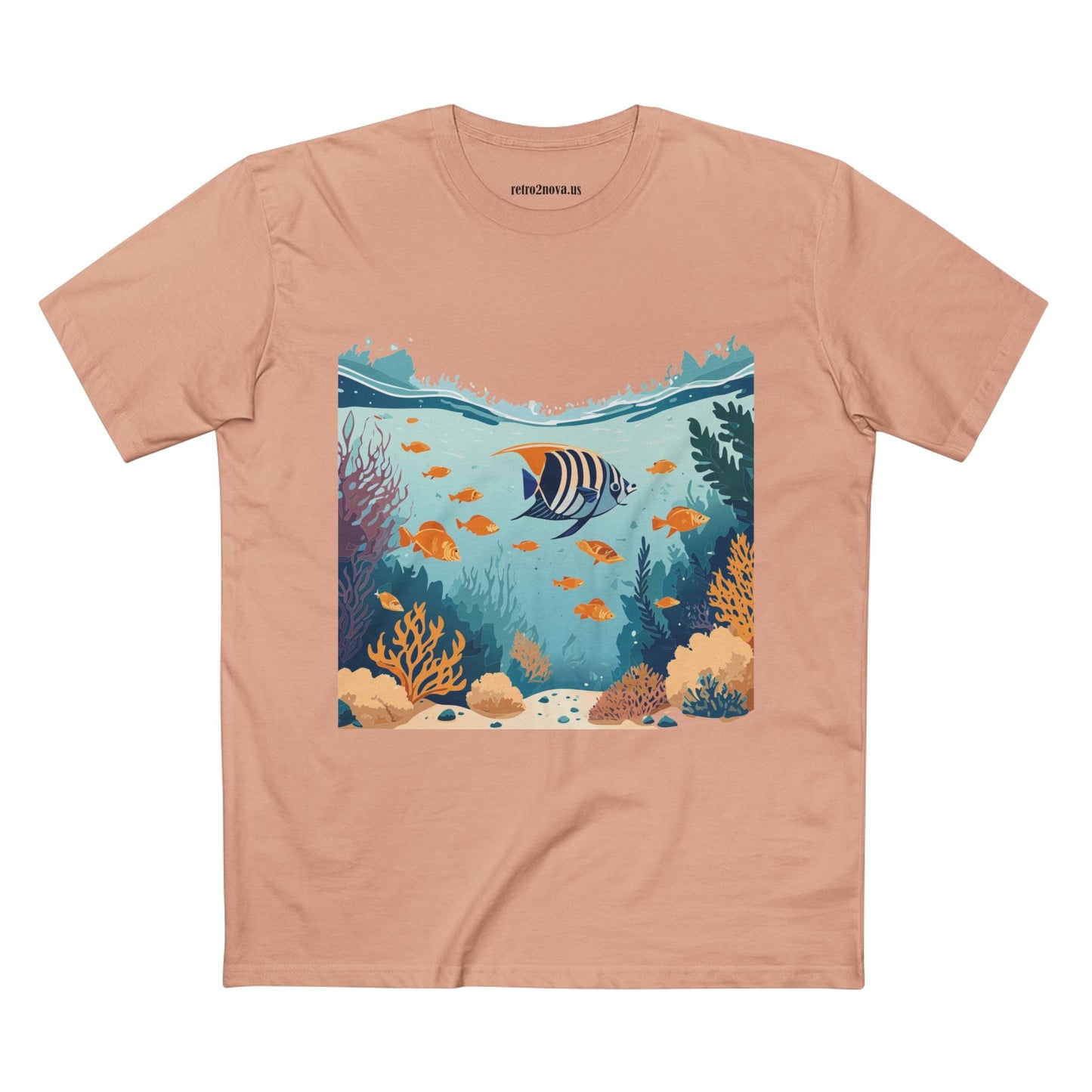 Ocean Pacific Unisex Premium Cotton Art Tee OP 7 Original Design Retro2Nova Collection