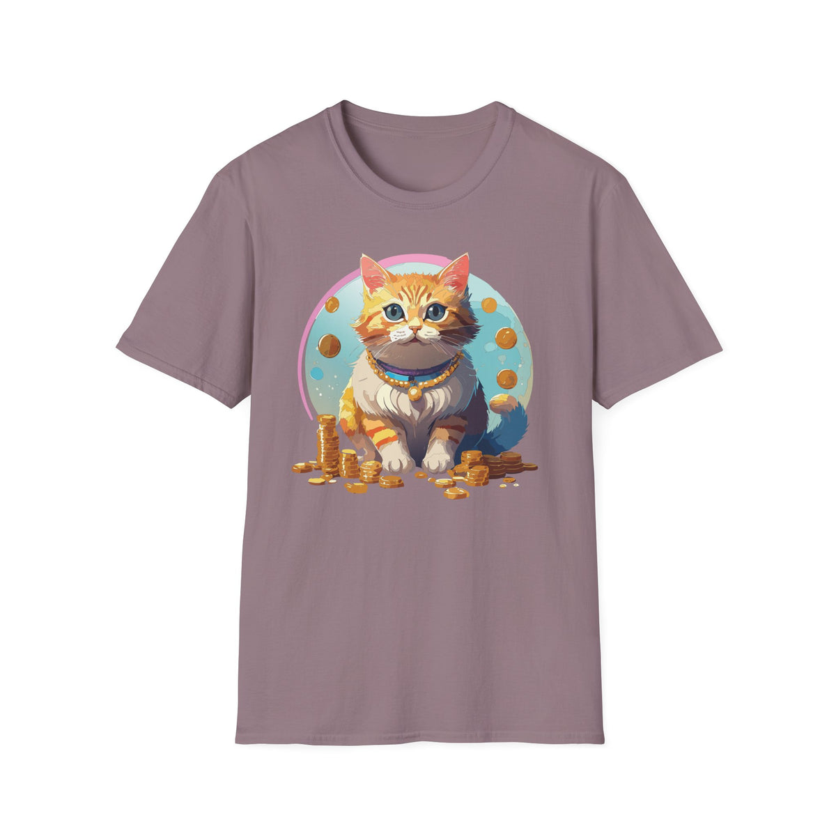 Lucky Cat Illustration T-Shirt | "I'm a lucky cat" design