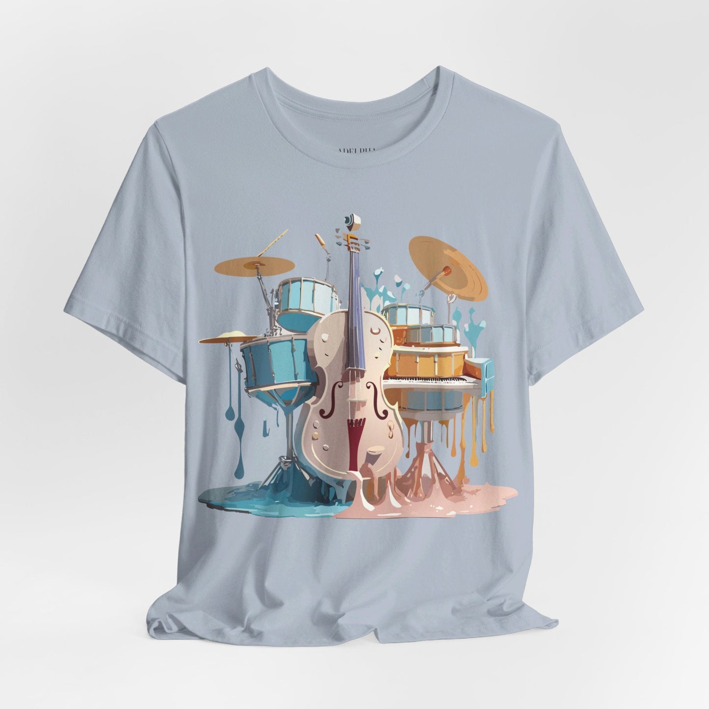 Adelpha Music Graphic T Shirt Unisex Jersey Short Sleeve Vintage Inspired Artwork Tee