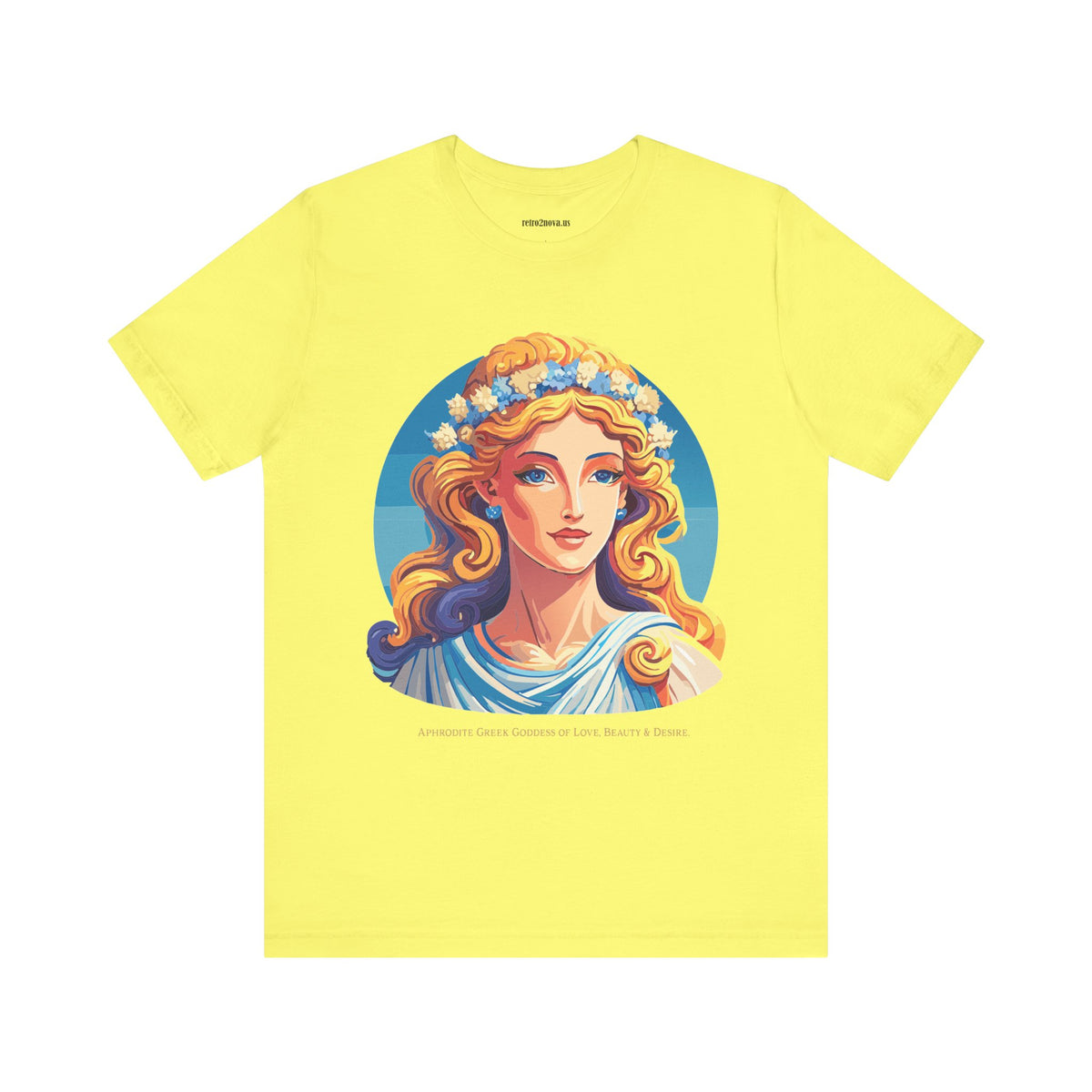 Goddess Graphic Unisex Cotton Bella+Canvas Tee with Aphrodite