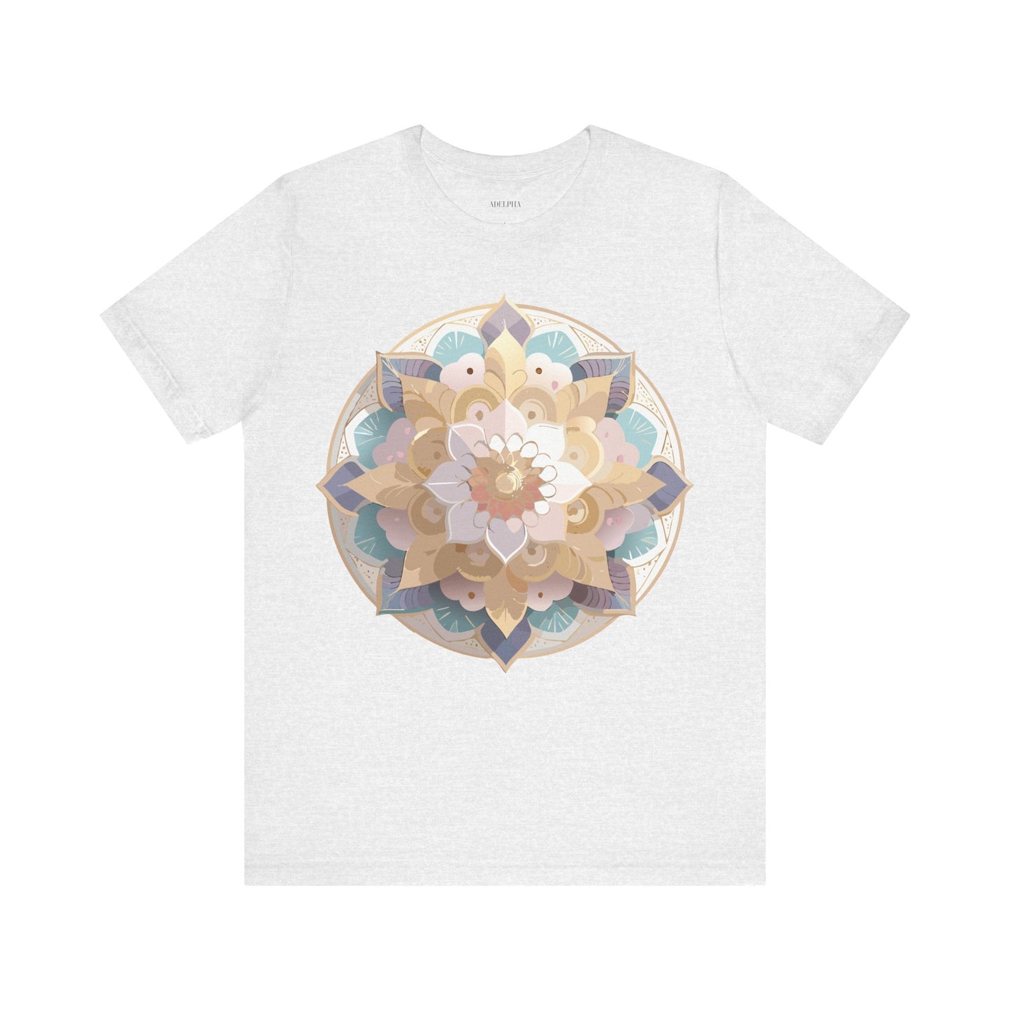 Mandala Graphic Tee Unisex Jersey Short Sleeve Adelpha Art Design Vintage Inspired Artwork