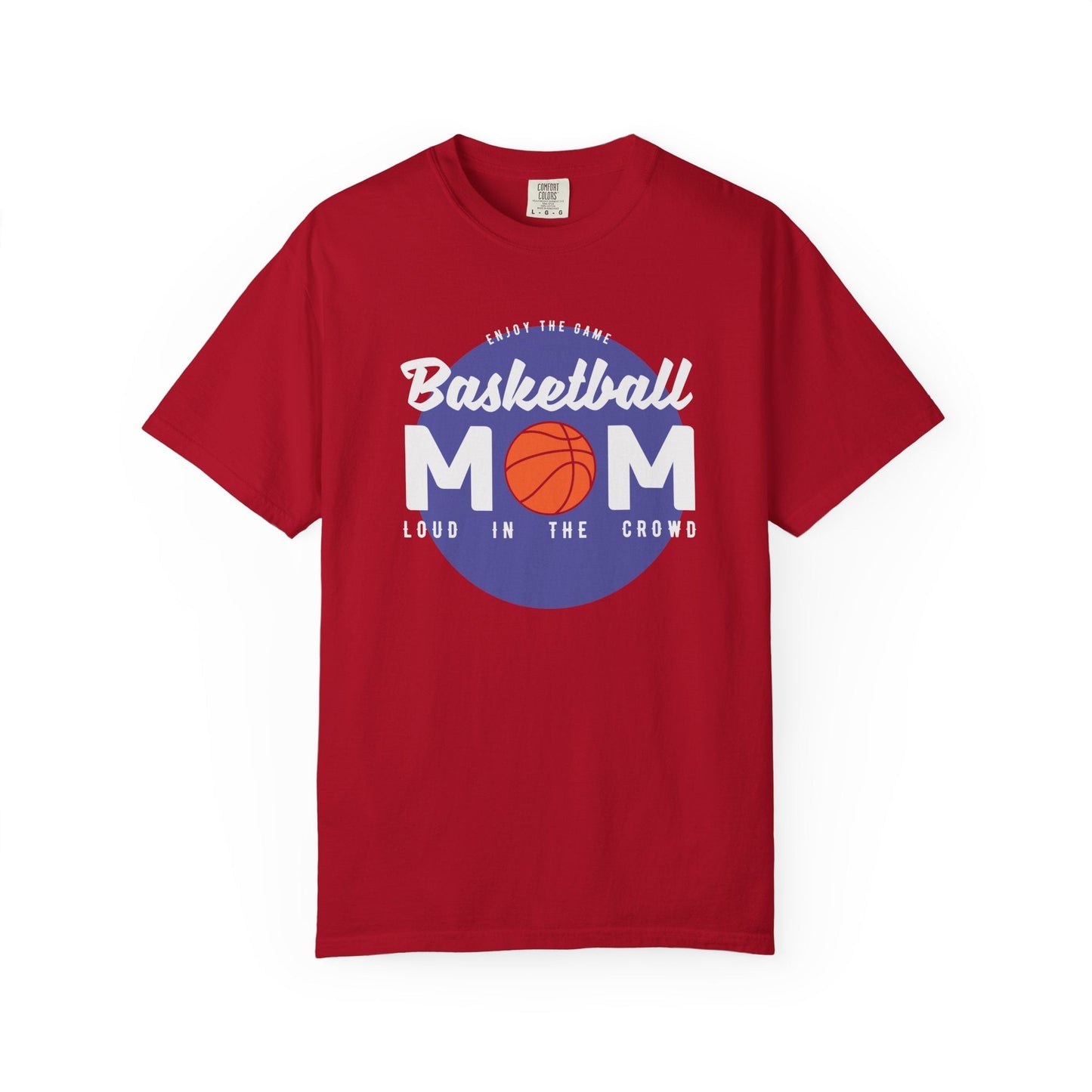 Basketball Mom T-shirt Mother's Day Mama Tee Unisex Comfort Colors Garment-Dyed Cotton h31