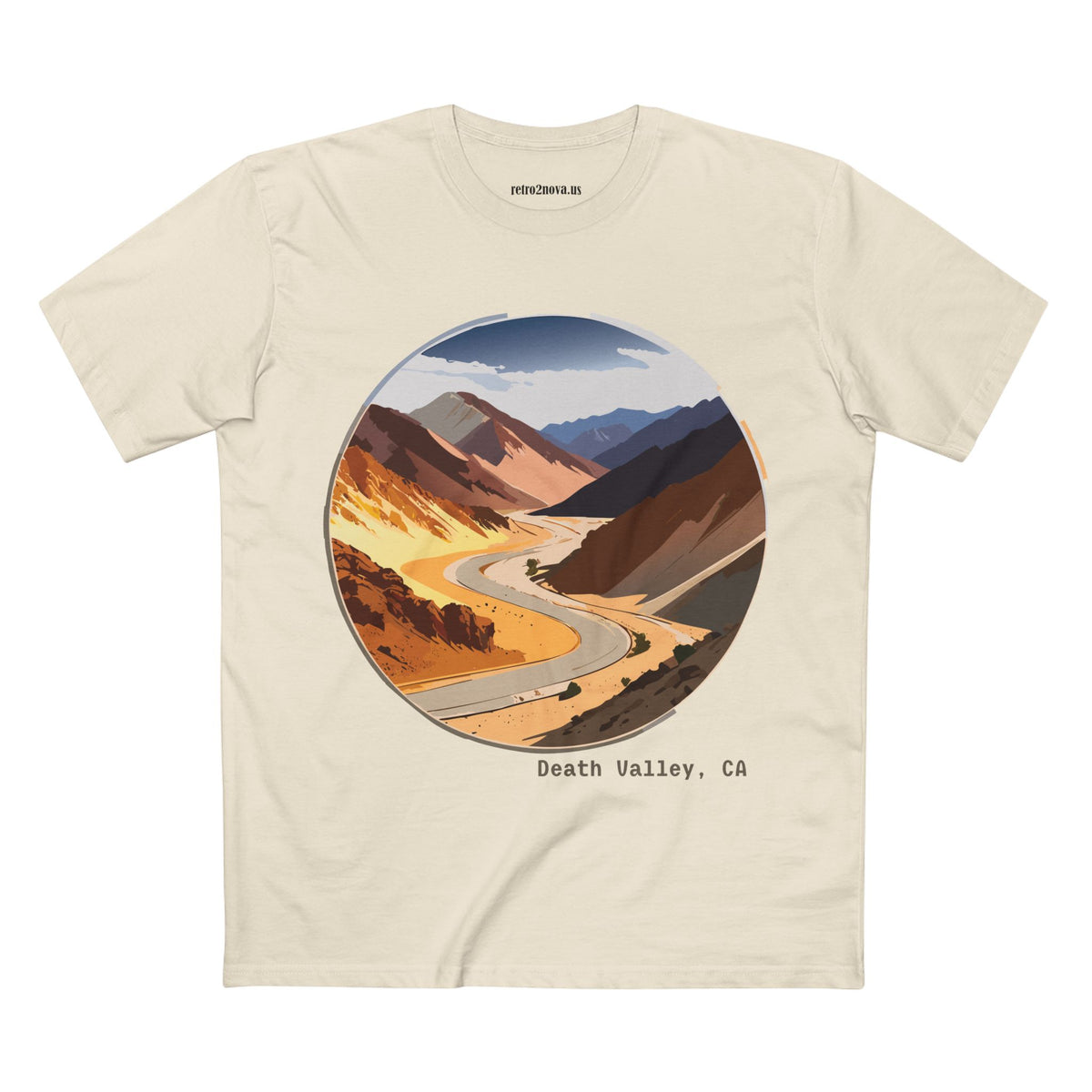 Death Valley Scenic Road Tee | Desert Landscape, California Highway