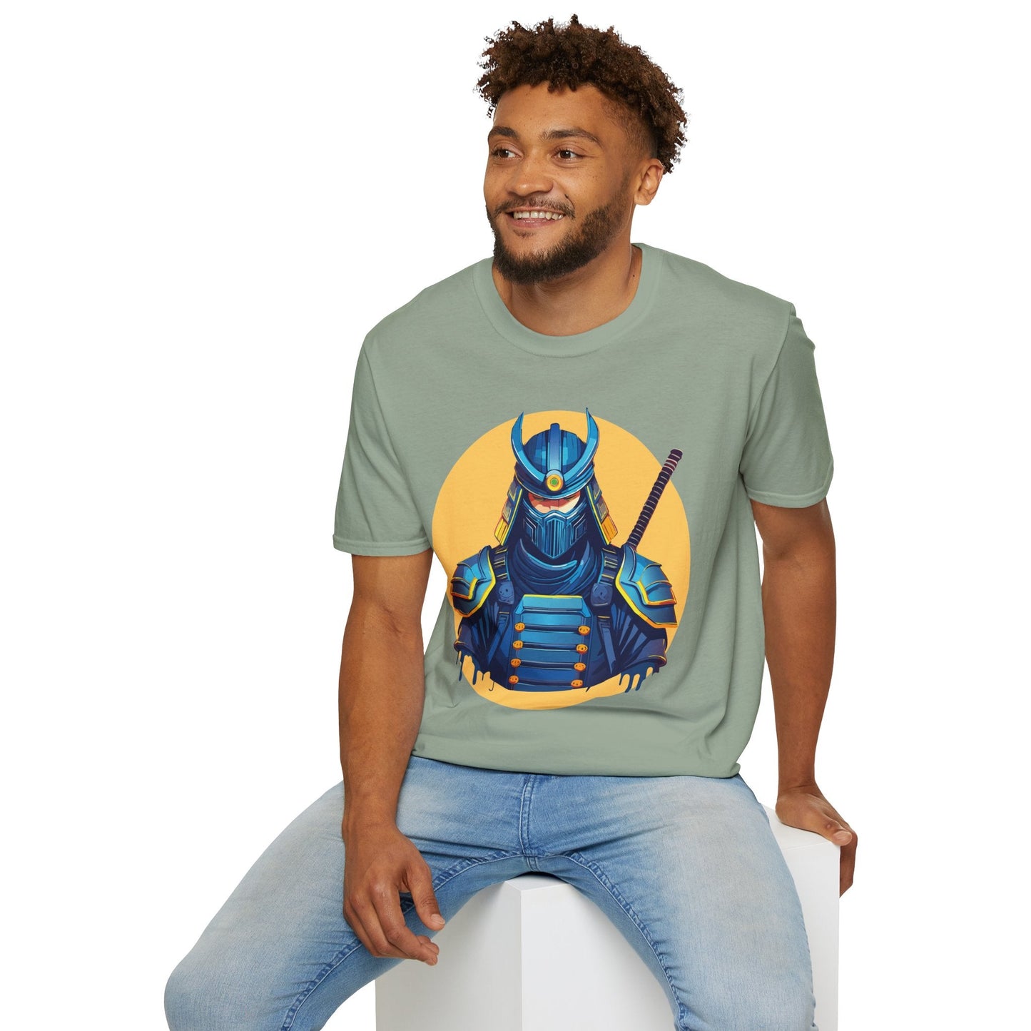 Samurai Shirt Unisex Softstyle T Shirt 100 Percent Ring Spun Cotton Tee For Everyday Comfort