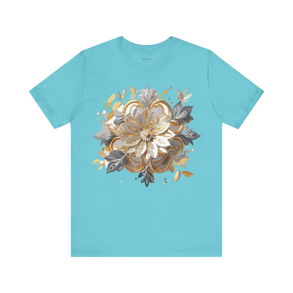 Jewelry Graphic Unisex Cotton Bella+Canvas Tee with Art Design n128