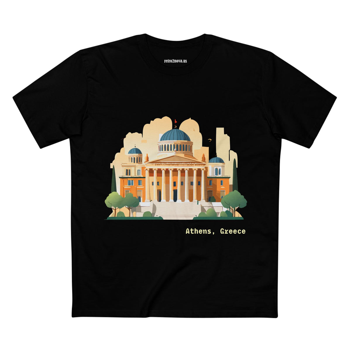Athens Greece illustration Tee | Historic Parthenon travel souvenir