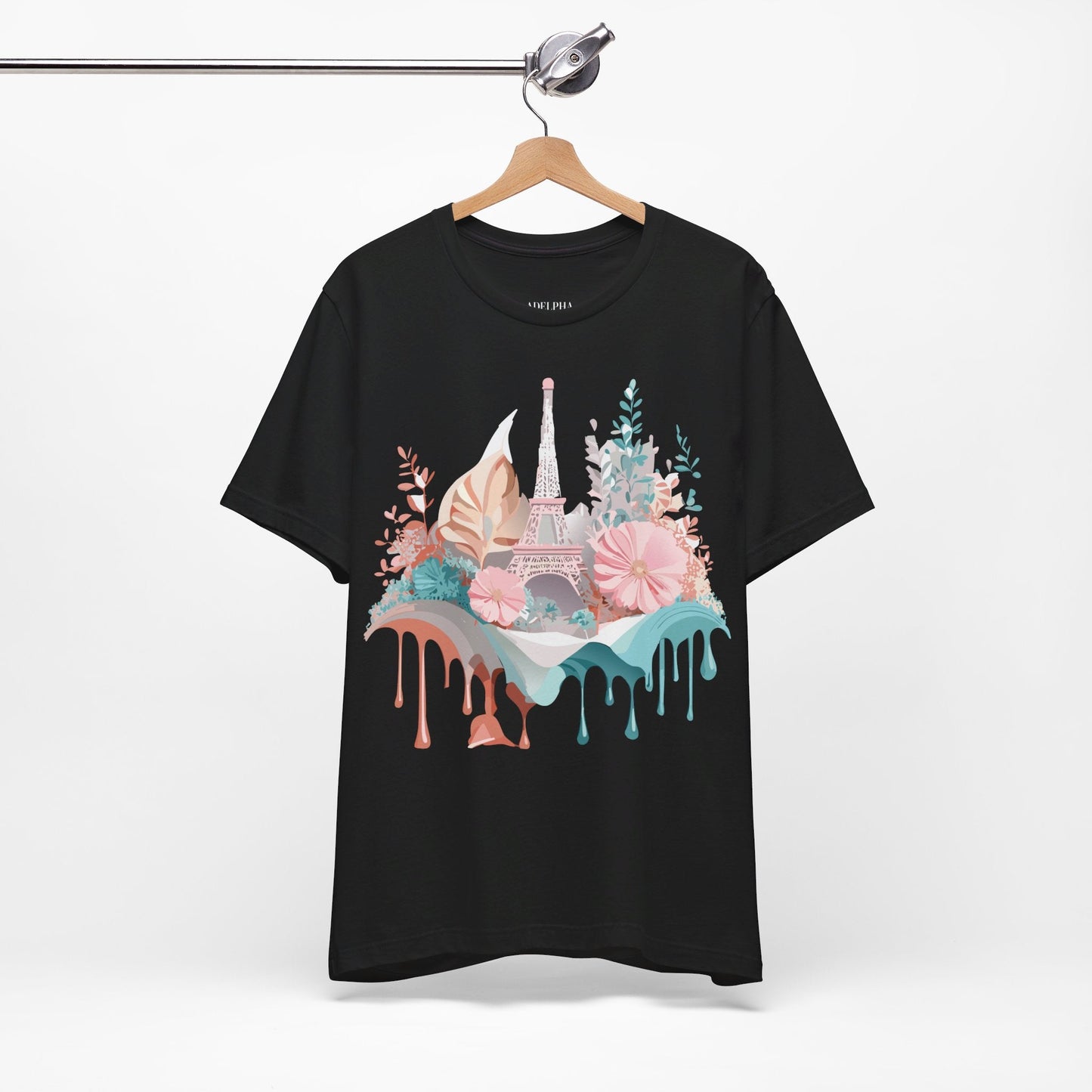 Unisex Paris Graphic T Shirt By Adelpha Vintage Inspired Art Tee Short Sleeve Casual Wear