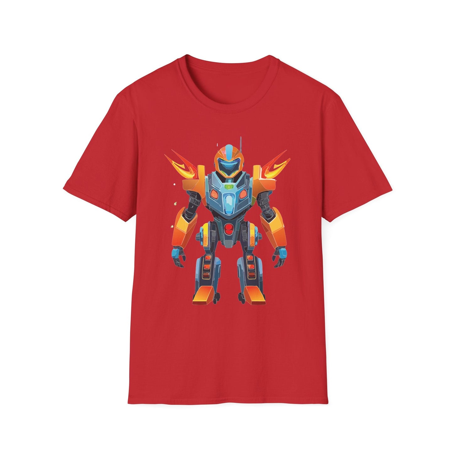 Cyborg Tee Unisex Robot Shirt Terminator Graphic Short Sleeve Tee Gildan Softstyle 64000 Cotton