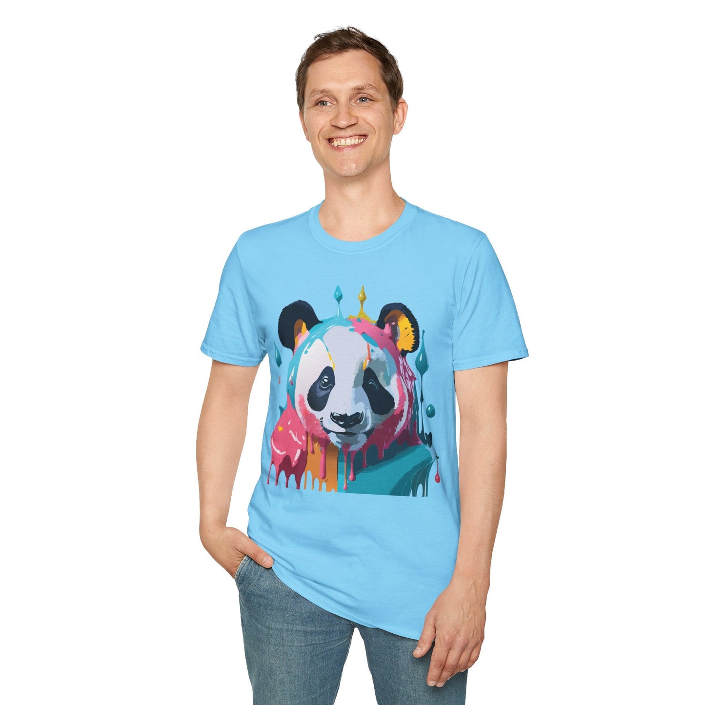 Panda Shirt Unisex T Shirt Panda Lover Gift Gildan Softstyle Tee 100 Percent Cotton