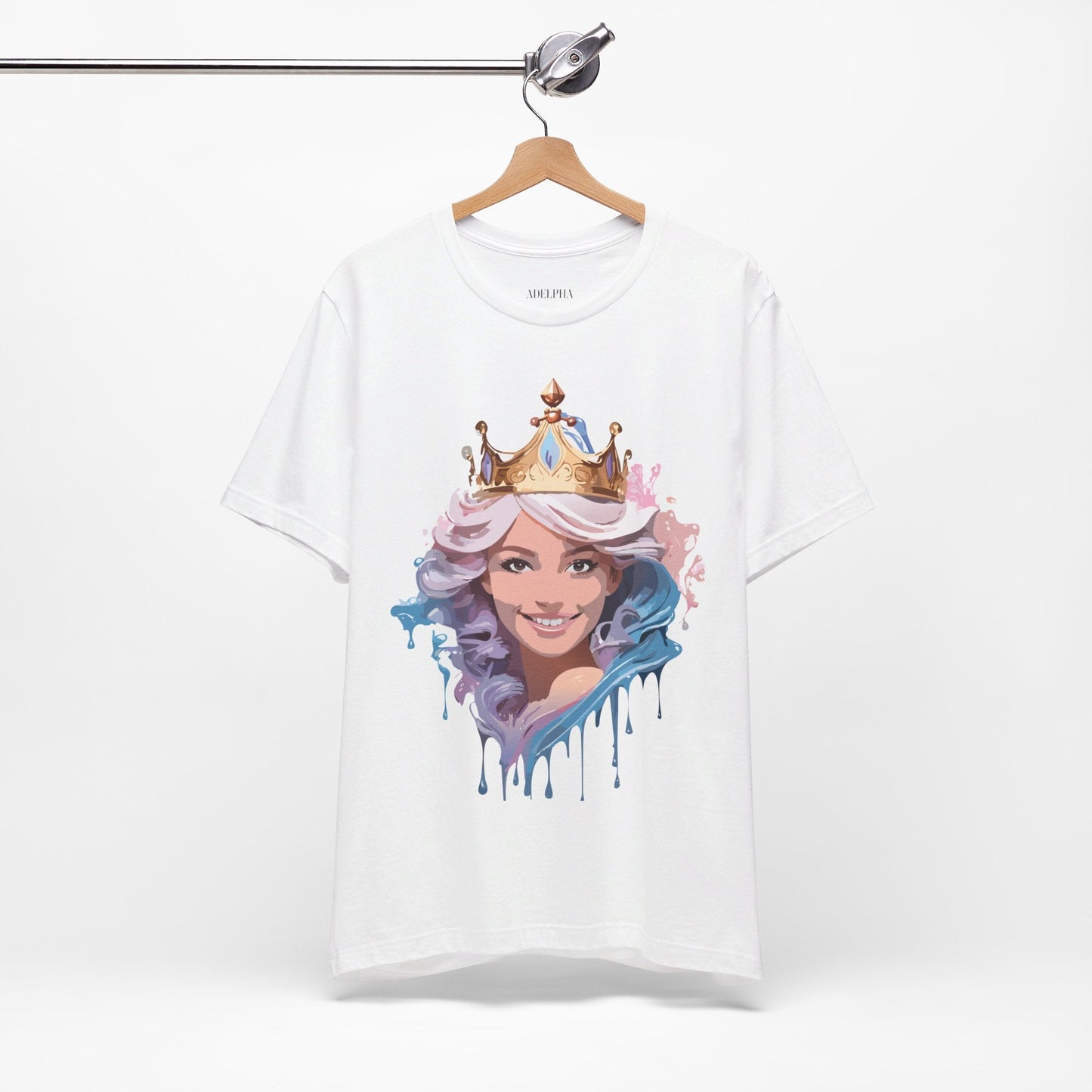 Queen Graphic Tee From Adelpha Vintage Inspired Art Design Unisex Jersey Short Sleeve